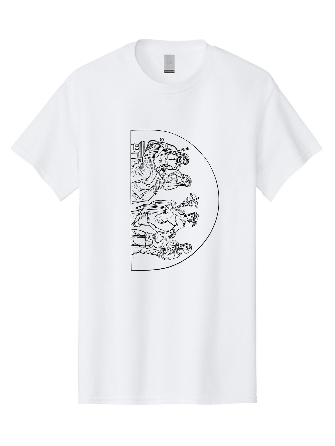 Three-Horsemen Men'S Graphic Tee, 100% Cotton, Comfortable Casual Summer Wear, Machine Washable, Pac-Man Ghost Character, Classic Arcade Game, Video Game Nostalgia, Retro Gaming, Iconic Characters, Gaming Culture, Pop Culture Icon, -  Aaa568