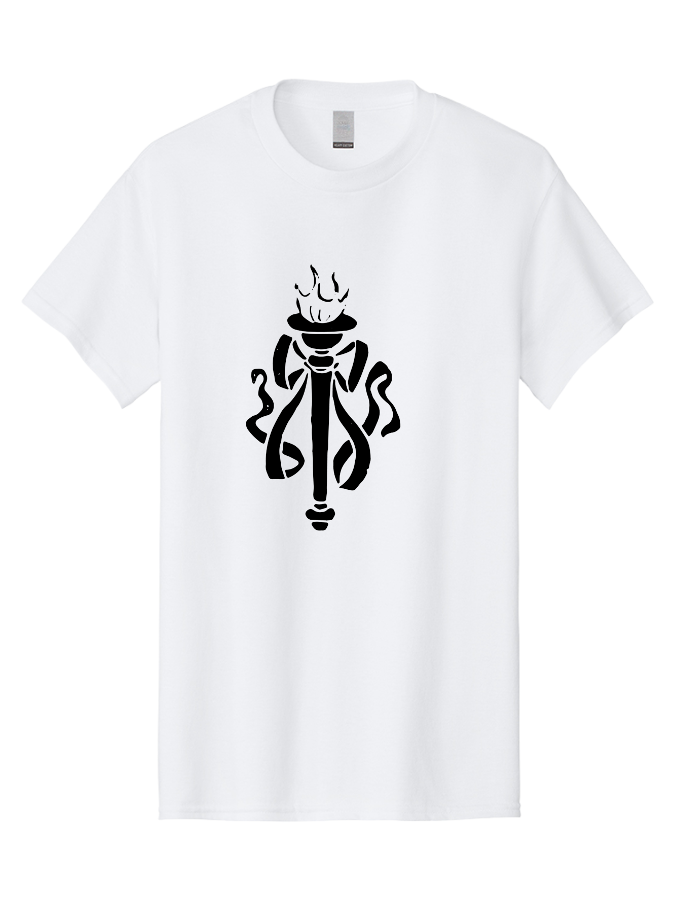 Torch Men'S Graphic Tee, 100% Cotton, Comfortable Casual Summer Wear, Machine Washable, Torch With Flame, Abstract Art, Stylized Design, Freedom Symbol, Liberty Torch, Olympic Torch, Fire Symbol, Artistic Expression, Symbolic Imagery, -  Aaa569 29