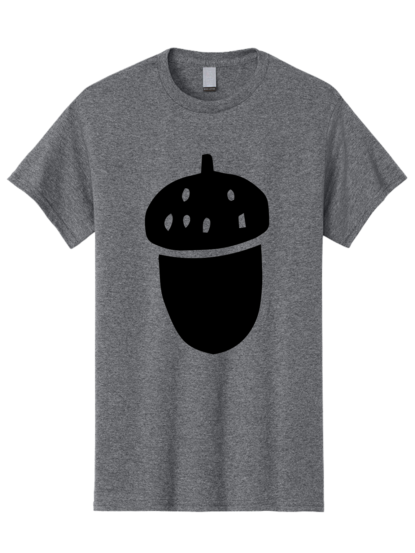 Acorn Men'S Graphic Tee, 100% Cotton, Comfortable Casual Summer Wear, Machine Washable, Acorn Silhouette, Oak Tree Symbol, Forest Icon, Nature Emblem, Earthy Design, Simple Graphics, Minimalist Art -  Aaa579 19