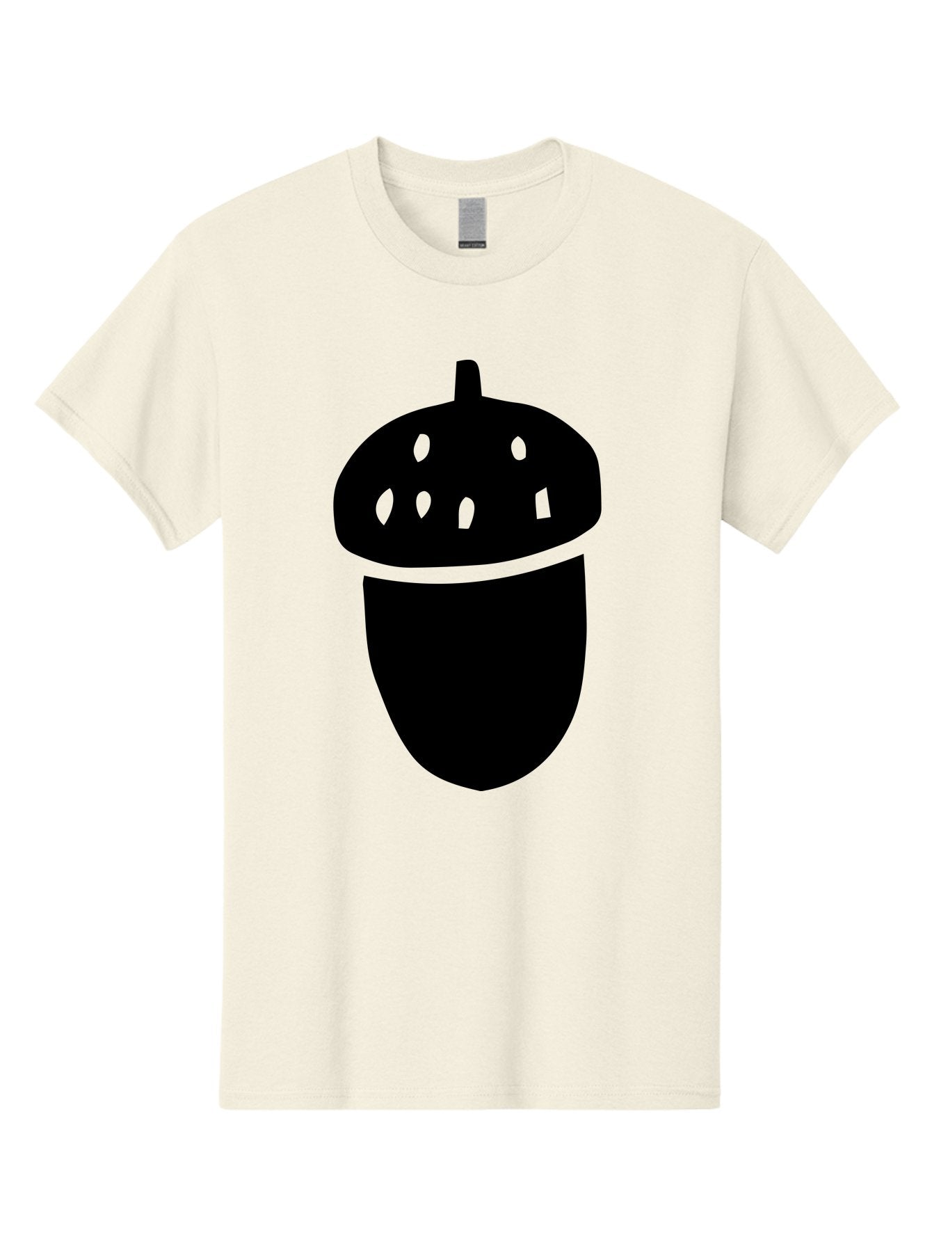 Acorn Men'S Graphic Tee, 100% Cotton, Comfortable Casual Summer Wear, Machine Washable, Acorn Silhouette, Oak Tree Symbol, Forest Icon, Nature Emblem, Earthy Design, Simple Graphics, Minimalist Art -  Aaa579 23