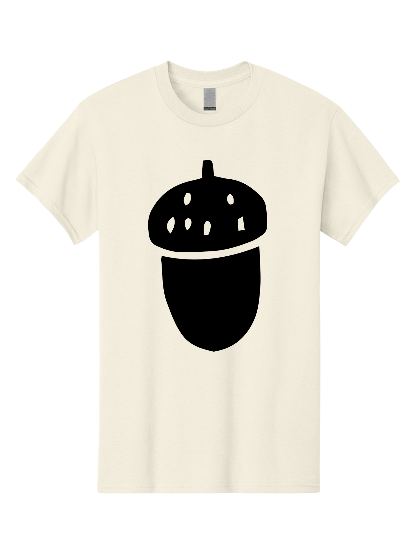 Acorn Men'S Graphic Tee, 100% Cotton, Comfortable Casual Summer Wear, Machine Washable, Acorn Silhouette, Oak Tree Symbol, Forest Icon, Nature Emblem, Earthy Design, Simple Graphics, Minimalist Art -  Aaa579 11