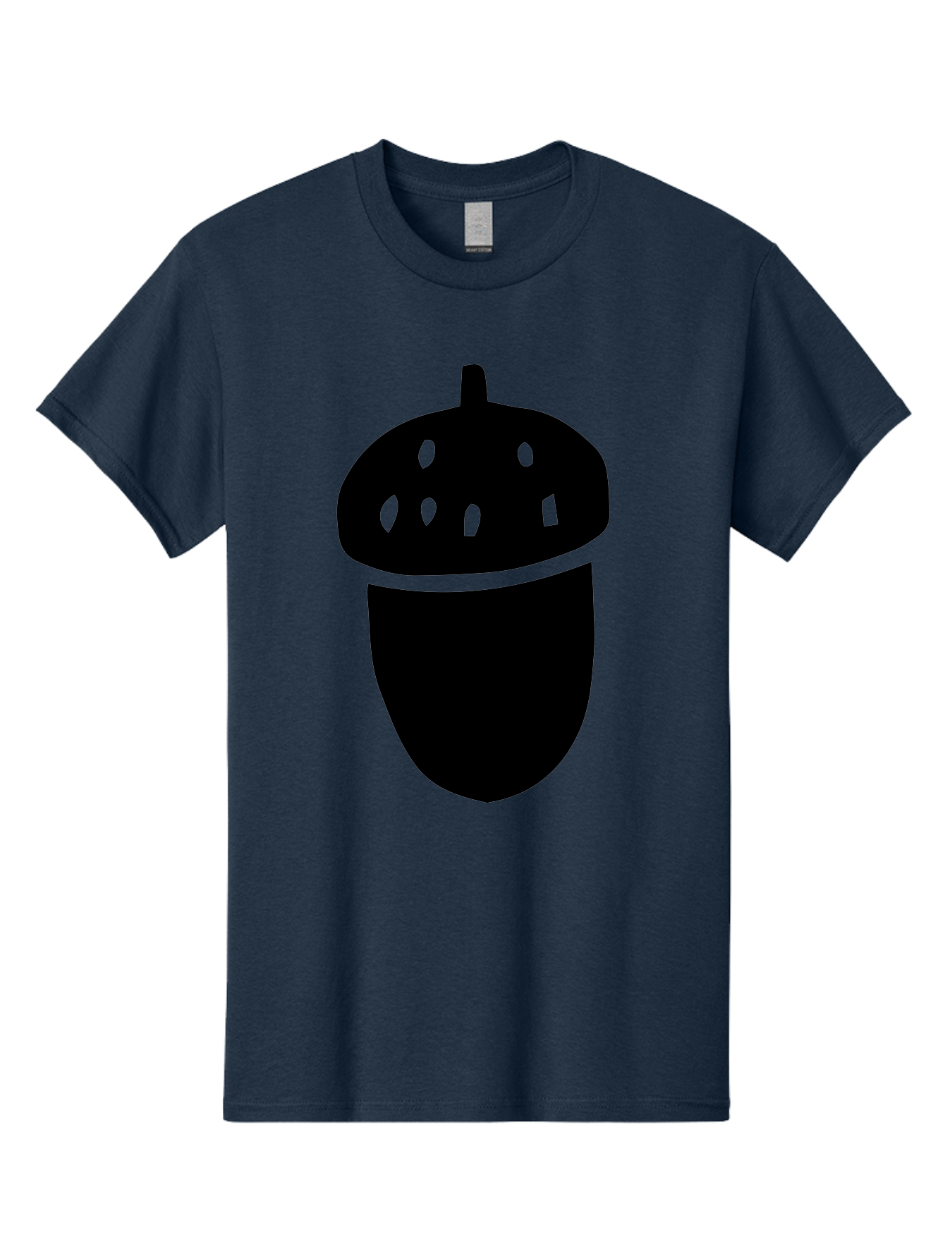 Acorn Men'S Graphic Tee, 100% Cotton, Comfortable Casual Summer Wear, Machine Washable, Acorn Silhouette, Oak Tree Symbol, Forest Icon, Nature Emblem, Earthy Design, Simple Graphics, Minimalist Art -  Aaa579 27