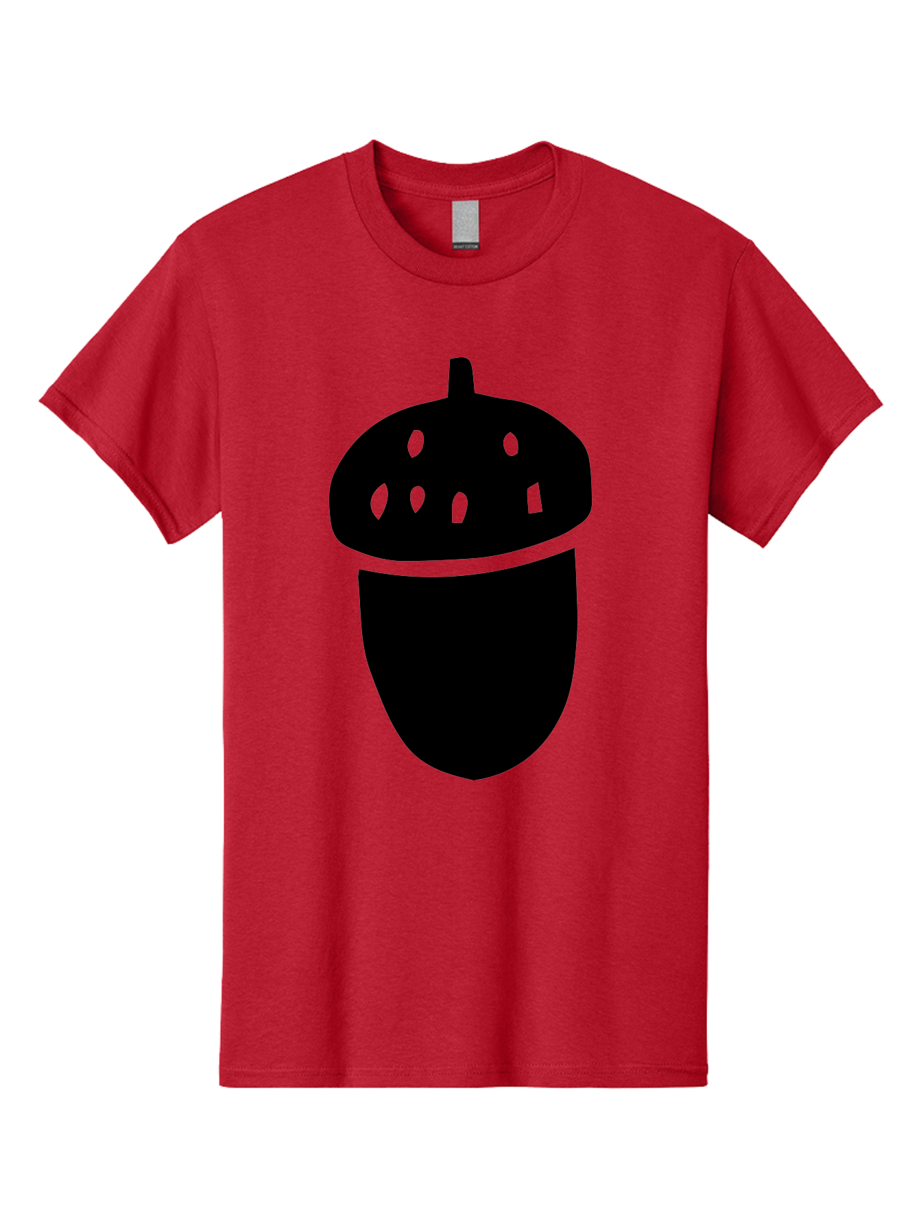 Acorn Men'S Graphic Tee, 100% Cotton, Comfortable Casual Summer Wear, Machine Washable, Acorn Silhouette, Oak Tree Symbol, Forest Icon, Nature Emblem, Earthy Design, Simple Graphics, Minimalist Art -  Aaa579 17
