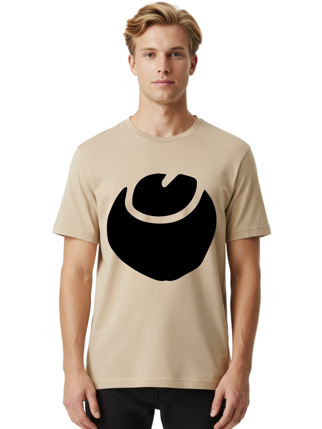 Black-Logo Men'S Graphic Tee, 100% Cotton, Comfortable Casual Summer Wear, Machine Washable, Flame Icon, Black Silhouette, Neon Green Outline, Bold Graphic, Abstract Symbol, Modern Design, Fire Emblem -  Aaa583 6