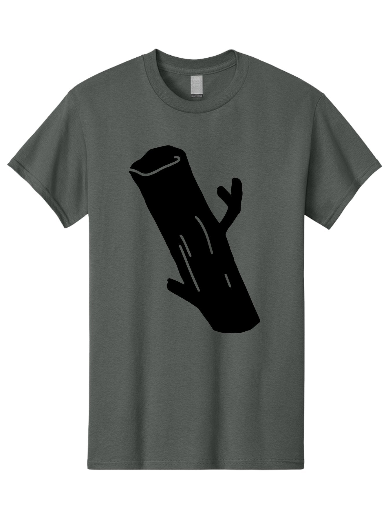 Cigar Men'S Graphic Tee, 100% Cotton, Comfortable Casual Summer Wear, Machine Washable, Tree Stump, Forest Floor, Natural Texture, Wooden Log, Branch Silhouette, Earthy Tones, Forest Scenery, Outdoor Environment -  Aaa587 23