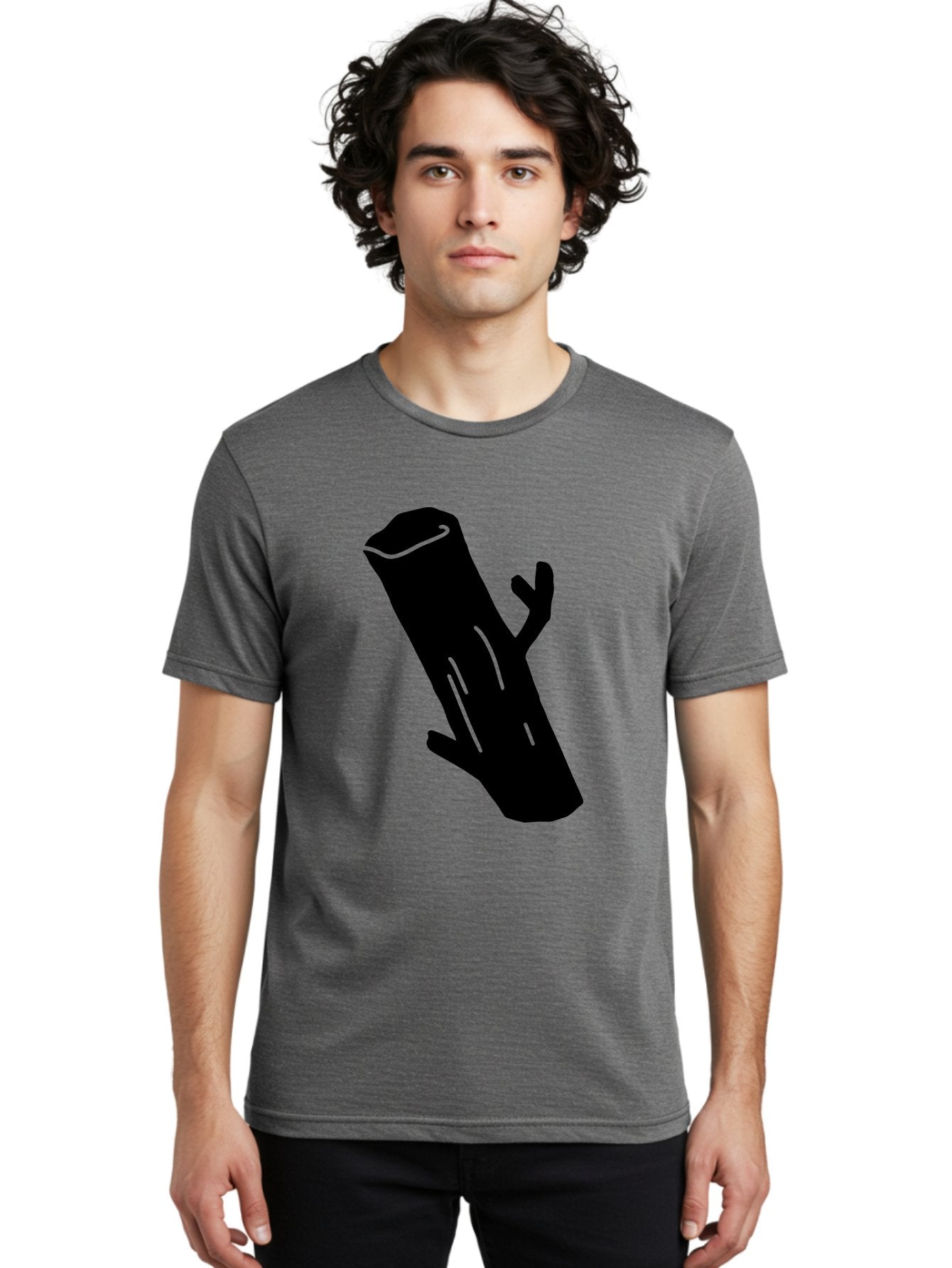 Cigar Men'S Graphic Tee, 100% Cotton, Comfortable Casual Summer Wear, Machine Washable, Tree Stump, Forest Floor, Natural Texture, Wooden Log, Branch Silhouette, Earthy Tones, Forest Scenery, Outdoor Environment -  Aaa587 18