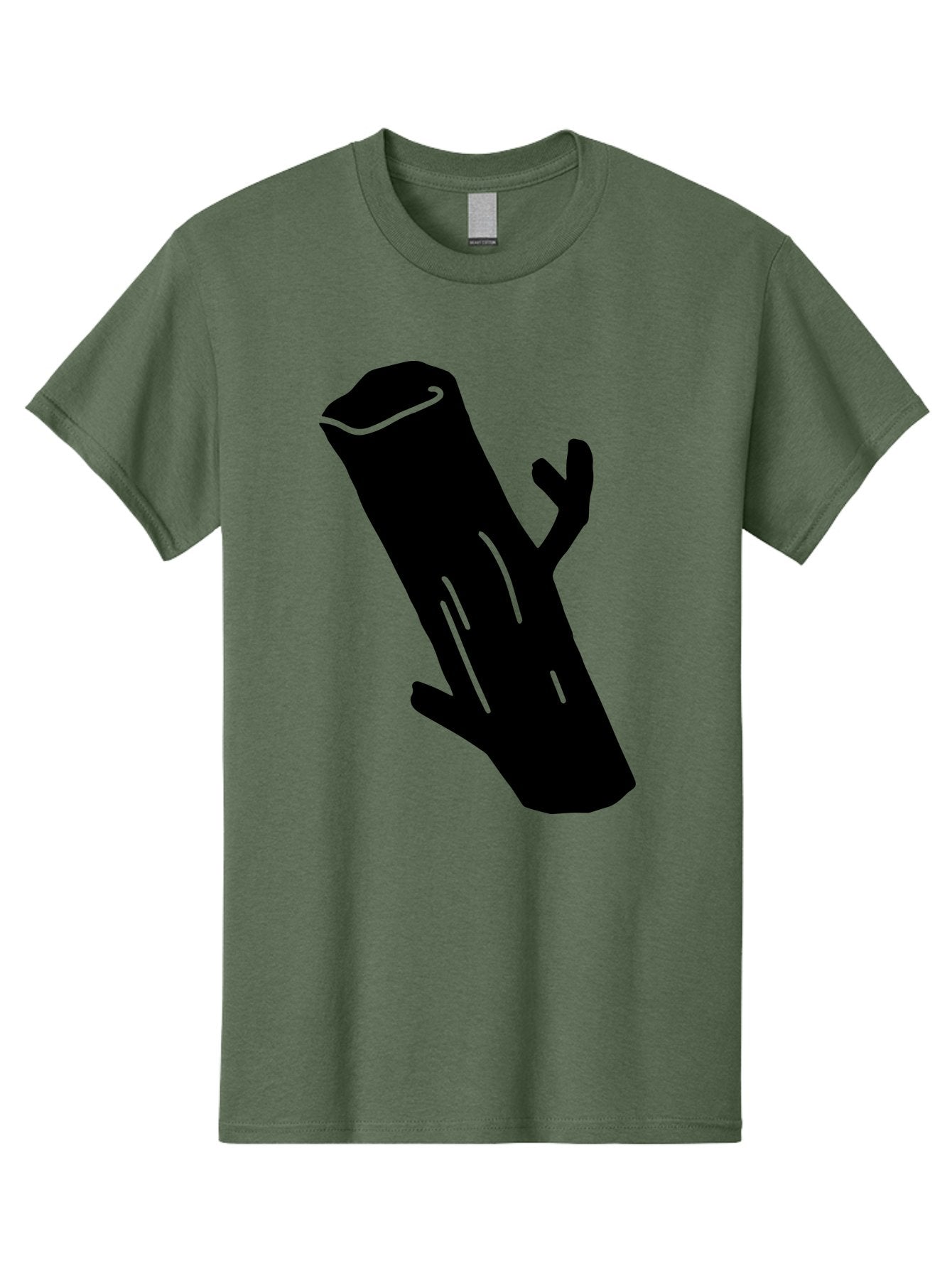 Cigar Men'S Graphic Tee, 100% Cotton, Comfortable Casual Summer Wear, Machine Washable, Tree Stump, Forest Floor, Natural Texture, Wooden Log, Branch Silhouette, Earthy Tones, Forest Scenery, Outdoor Environment -  Aaa587 19