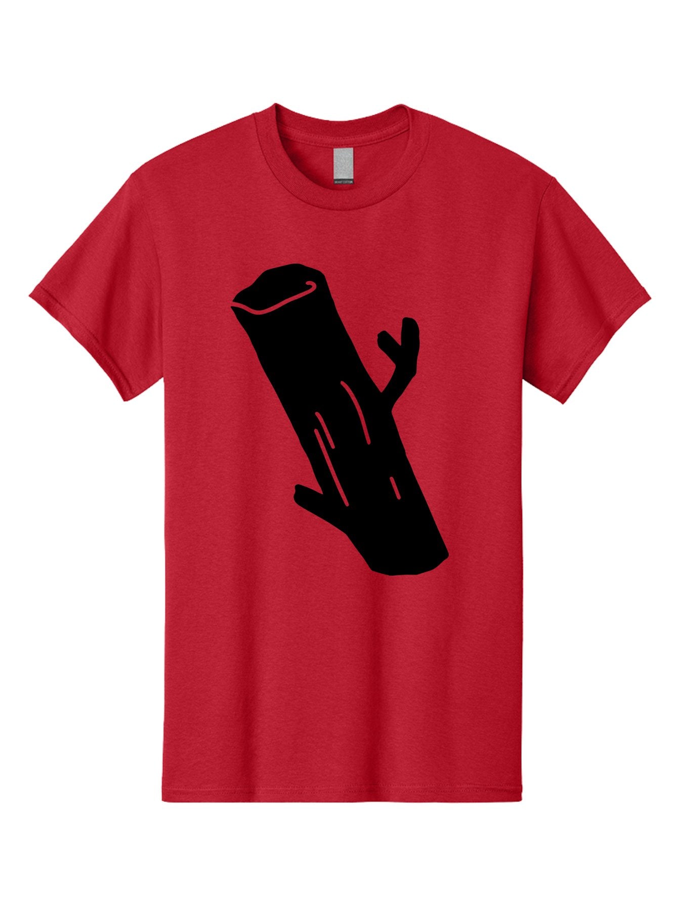 Cigar Men'S Graphic Tee, 100% Cotton, Comfortable Casual Summer Wear, Machine Washable, Tree Stump, Forest Floor, Natural Texture, Wooden Log, Branch Silhouette, Earthy Tones, Forest Scenery, Outdoor Environment -  Aaa587 25