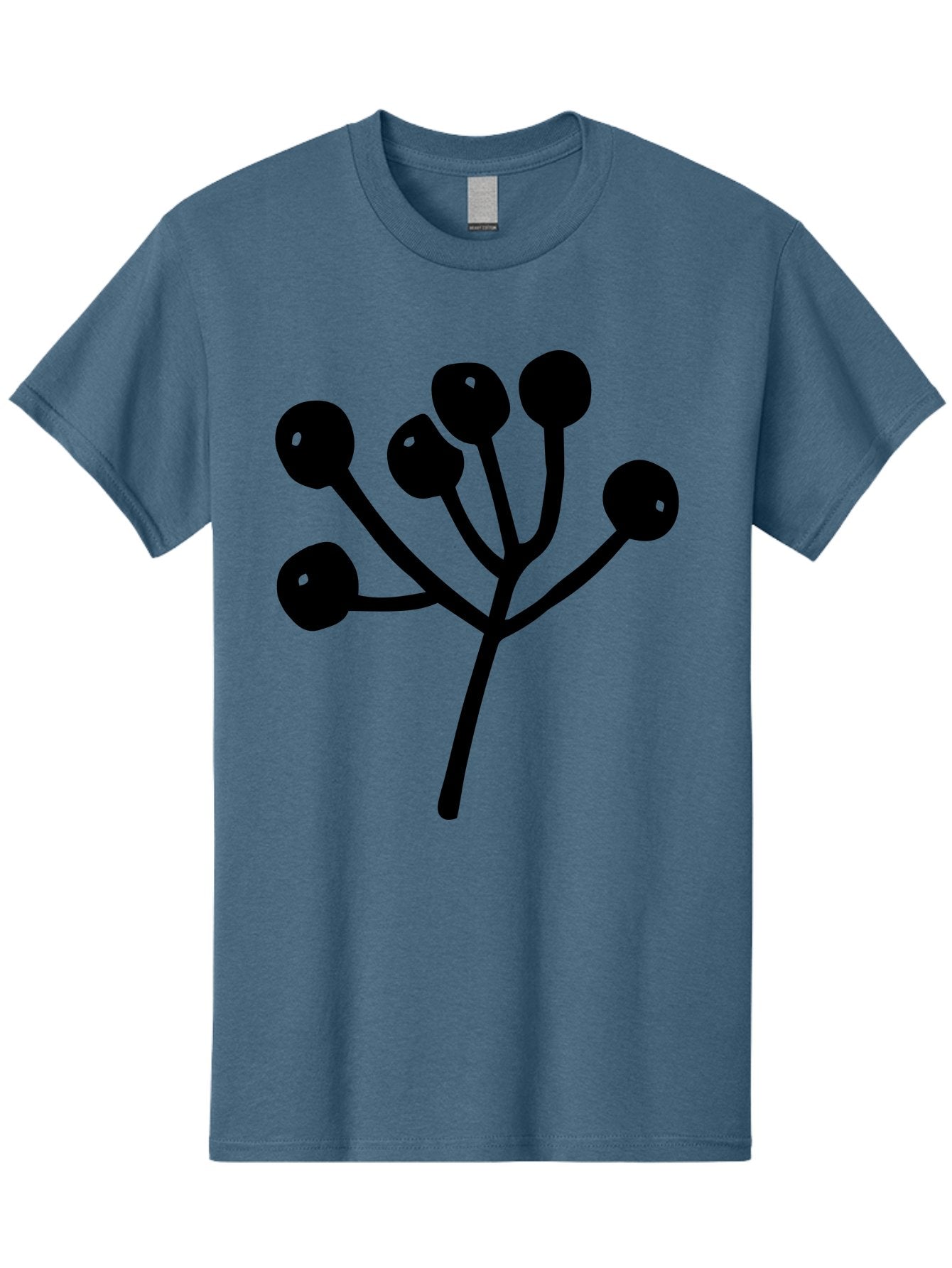 Flower Men'S Graphic Tee, 100% Cotton, Comfortable Casual Summer Wear, Machine Washable, Stylized Flower, Minimalist Design, Black Silhouette, Simple Shapes, Floral Motif, Modern Graphics, Abstract Art -  Aaa590 21