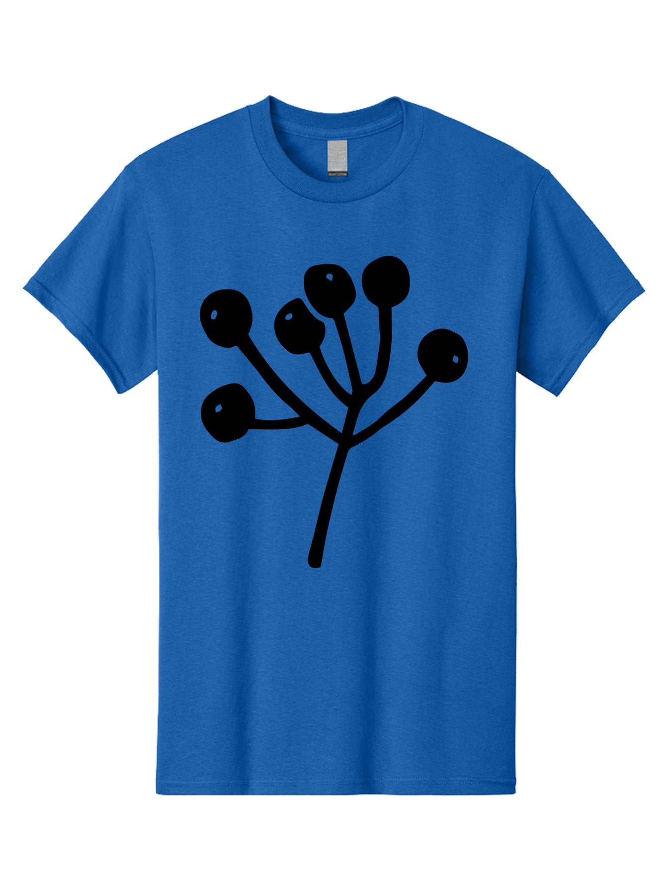 Flower Men'S Graphic Tee, 100% Cotton, Comfortable Casual Summer Wear, Machine Washable, Stylized Flower, Minimalist Design, Black Silhouette, Simple Shapes, Floral Motif, Modern Graphics, Abstract Art -  Aaa590 7