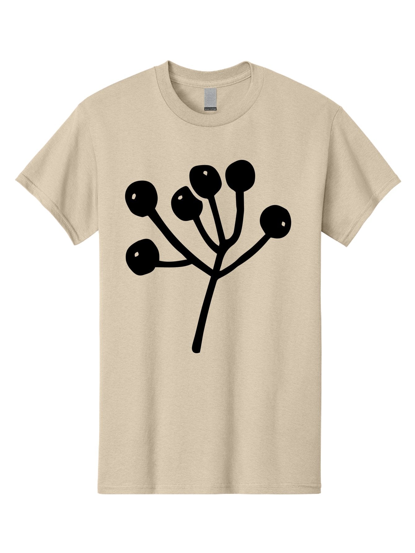 Flower Men'S Graphic Tee, 100% Cotton, Comfortable Casual Summer Wear, Machine Washable, Stylized Flower, Minimalist Design, Black Silhouette, Simple Shapes, Floral Motif, Modern Graphics, Abstract Art -  Aaa590 11
