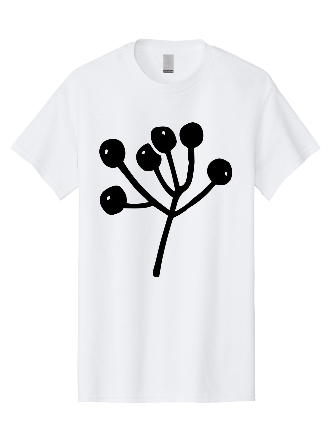 Flower Men'S Graphic Tee, 100% Cotton, Comfortable Casual Summer Wear, Machine Washable, Stylized Flower, Minimalist Design, Black Silhouette, Simple Shapes, Floral Motif, Modern Graphics, Abstract Art -  Aaa590 17
