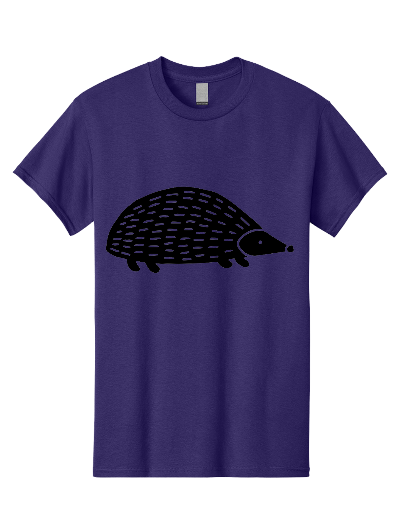 Hedgehog-1 Men'S Graphic Tee, 100% Cotton, Comfortable Casual Summer Wear, Machine Washable, Hedgehog Illustration, Minimalist Design, Simple Graphics, Cute Animal, Quills Texture, Cartoon Style, Wildlife Art, Prickly Creature, -  Aaa596 21