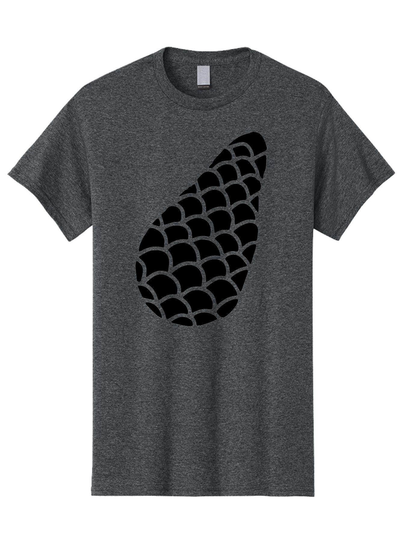 Hops-Cone Men'S Graphic Tee, 100% Cotton, Comfortable Casual Summer Wear, Machine Washable, Hops Silhouette, Beer Ingredient, Brewing Process, Black And Green Design, Abstract Pattern, Craft Beer, Unique Texture, Simple Graphic -  Aaa598 7