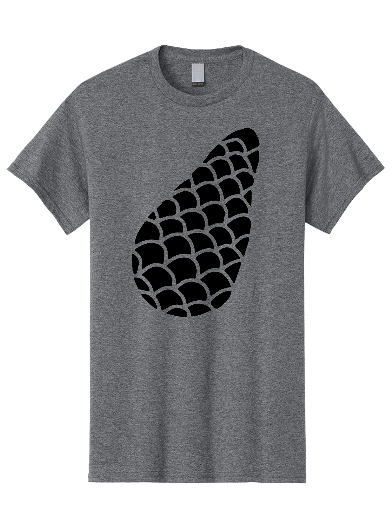 Hops-Cone Men'S Graphic Tee, 100% Cotton, Comfortable Casual Summer Wear, Machine Washable, Hops Silhouette, Beer Ingredient, Brewing Process, Black And Green Design, Abstract Pattern, Craft Beer, Unique Texture, Simple Graphic -  Aaa598 9