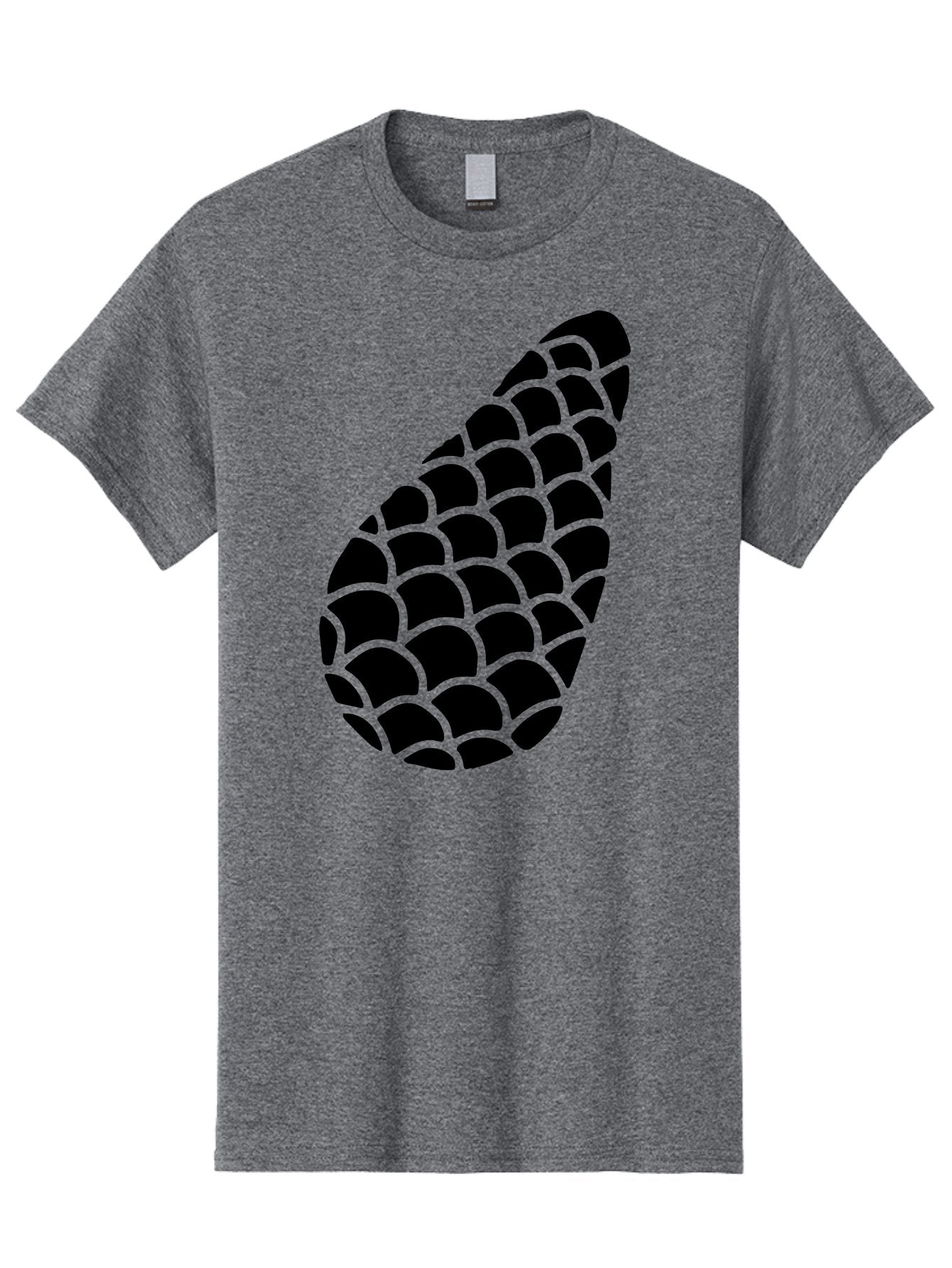 Hops-Cone Men'S Graphic Tee, 100% Cotton, Comfortable Casual Summer Wear, Machine Washable, Hops Silhouette, Beer Ingredient, Brewing Process, Black And Green Design, Abstract Pattern, Craft Beer, Unique Texture, Simple Graphic -  Aaa598 21