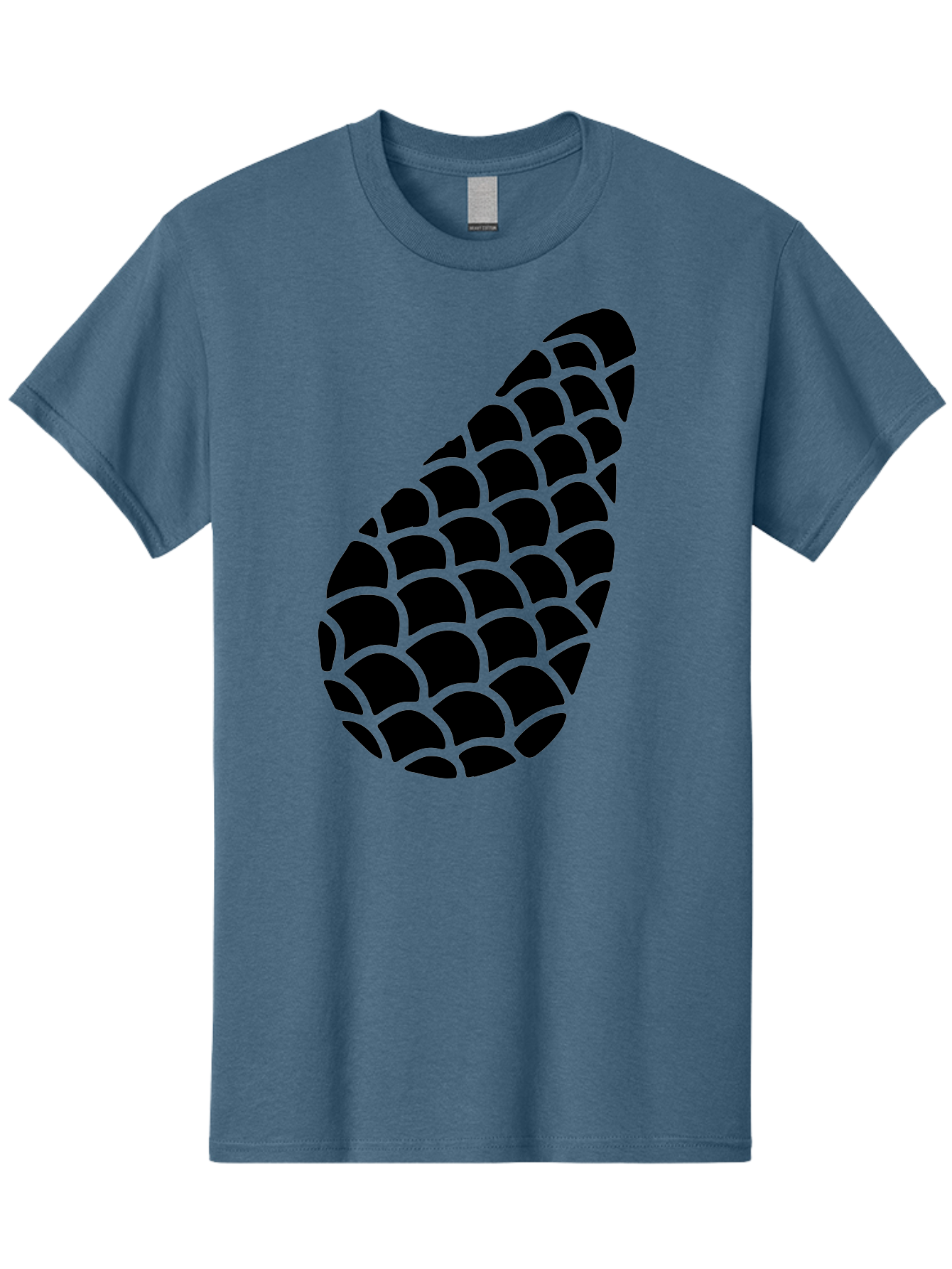 Hops-Cone Men'S Graphic Tee, 100% Cotton, Comfortable Casual Summer Wear, Machine Washable, Hops Silhouette, Beer Ingredient, Brewing Process, Black And Green Design, Abstract Pattern, Craft Beer, Unique Texture, Simple Graphic -  Aaa598 11