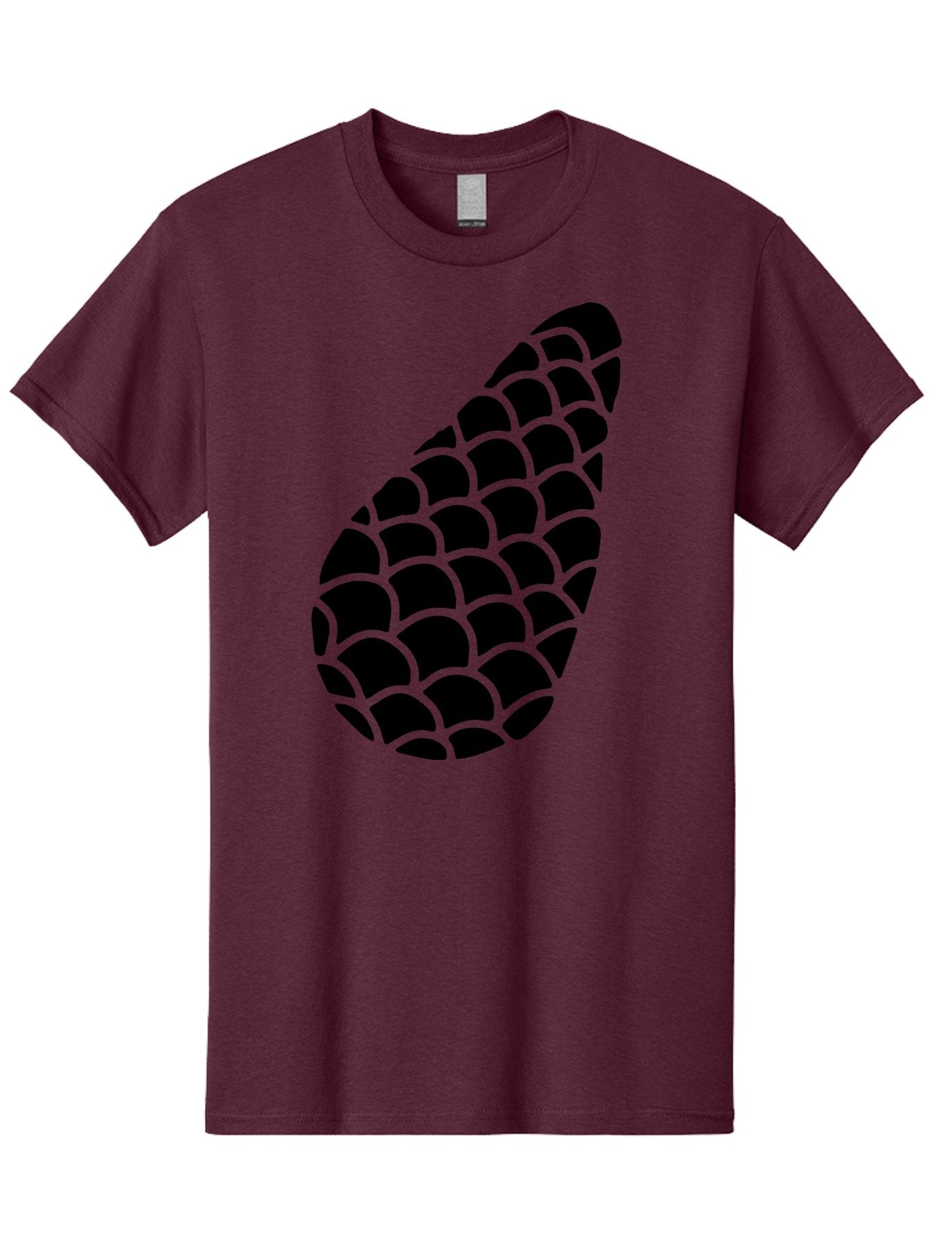 Hops-Cone Men'S Graphic Tee, 100% Cotton, Comfortable Casual Summer Wear, Machine Washable, Hops Silhouette, Beer Ingredient, Brewing Process, Black And Green Design, Abstract Pattern, Craft Beer, Unique Texture, Simple Graphic -  Aaa598 13