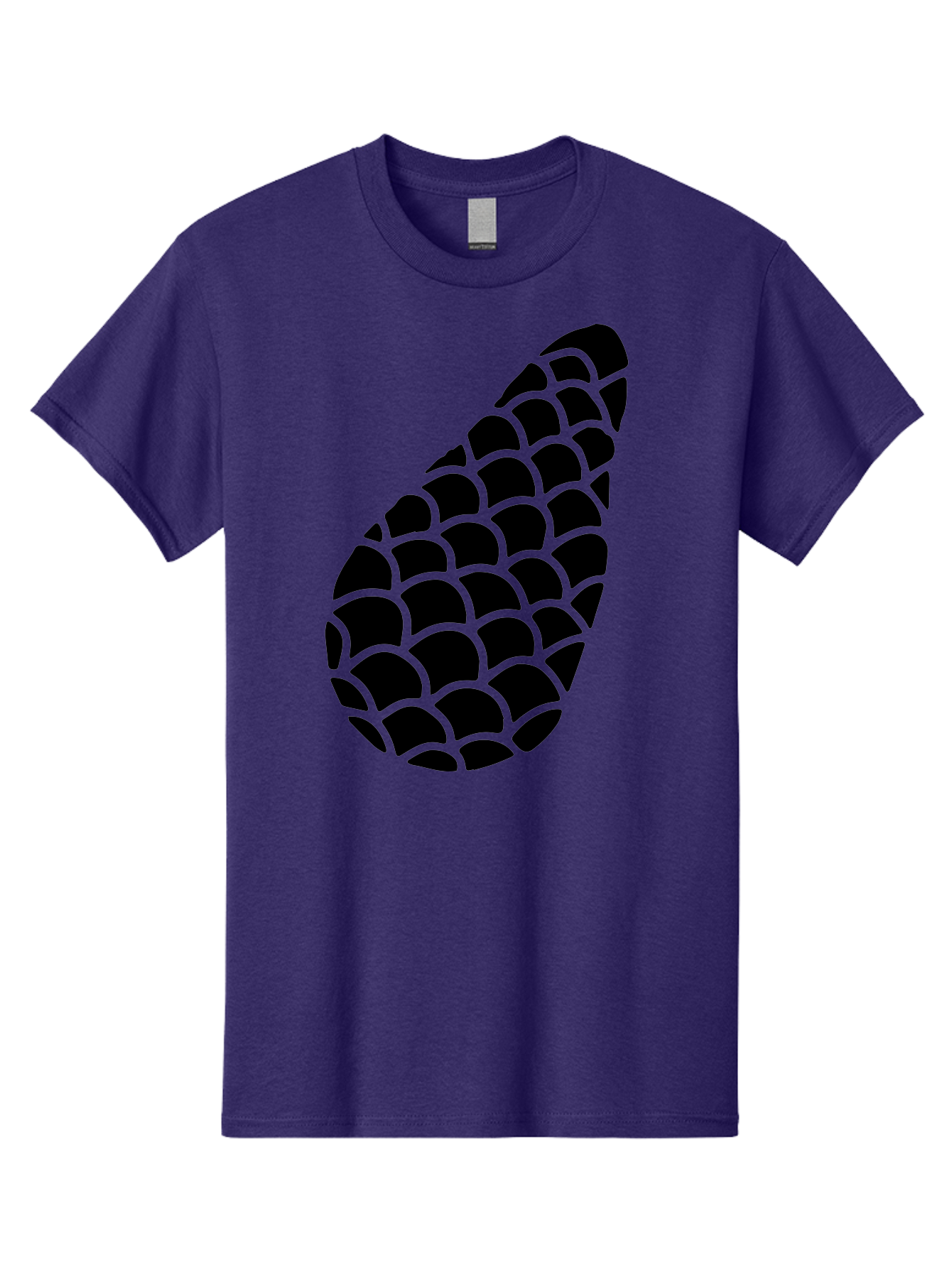 Hops-Cone Men'S Graphic Tee, 100% Cotton, Comfortable Casual Summer Wear, Machine Washable, Hops Silhouette, Beer Ingredient, Brewing Process, Black And Green Design, Abstract Pattern, Craft Beer, Unique Texture, Simple Graphic -  Aaa598 21