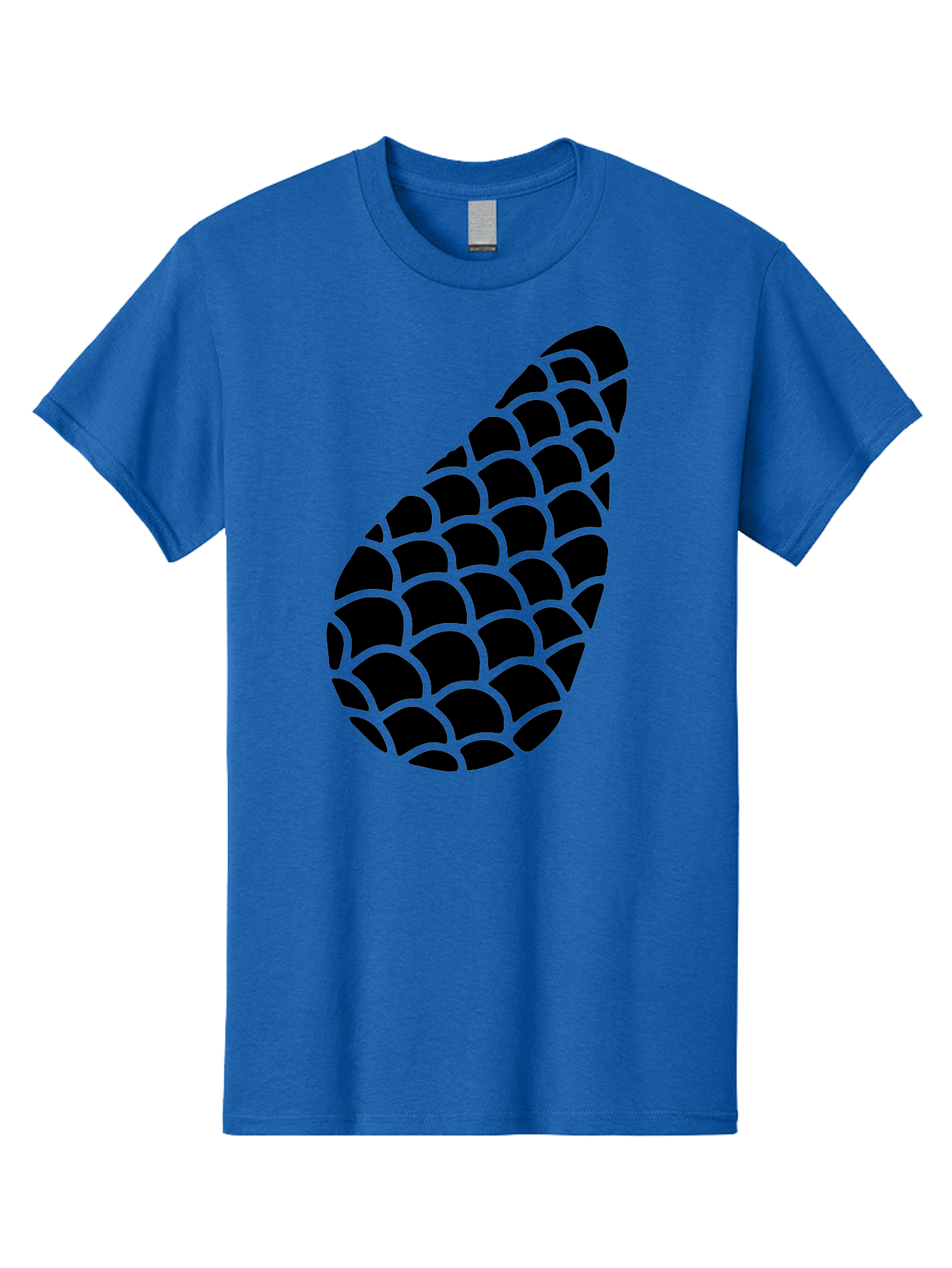 Hops-Cone Men'S Graphic Tee, 100% Cotton, Comfortable Casual Summer Wear, Machine Washable, Hops Silhouette, Beer Ingredient, Brewing Process, Black And Green Design, Abstract Pattern, Craft Beer, Unique Texture, Simple Graphic -  Aaa598 25