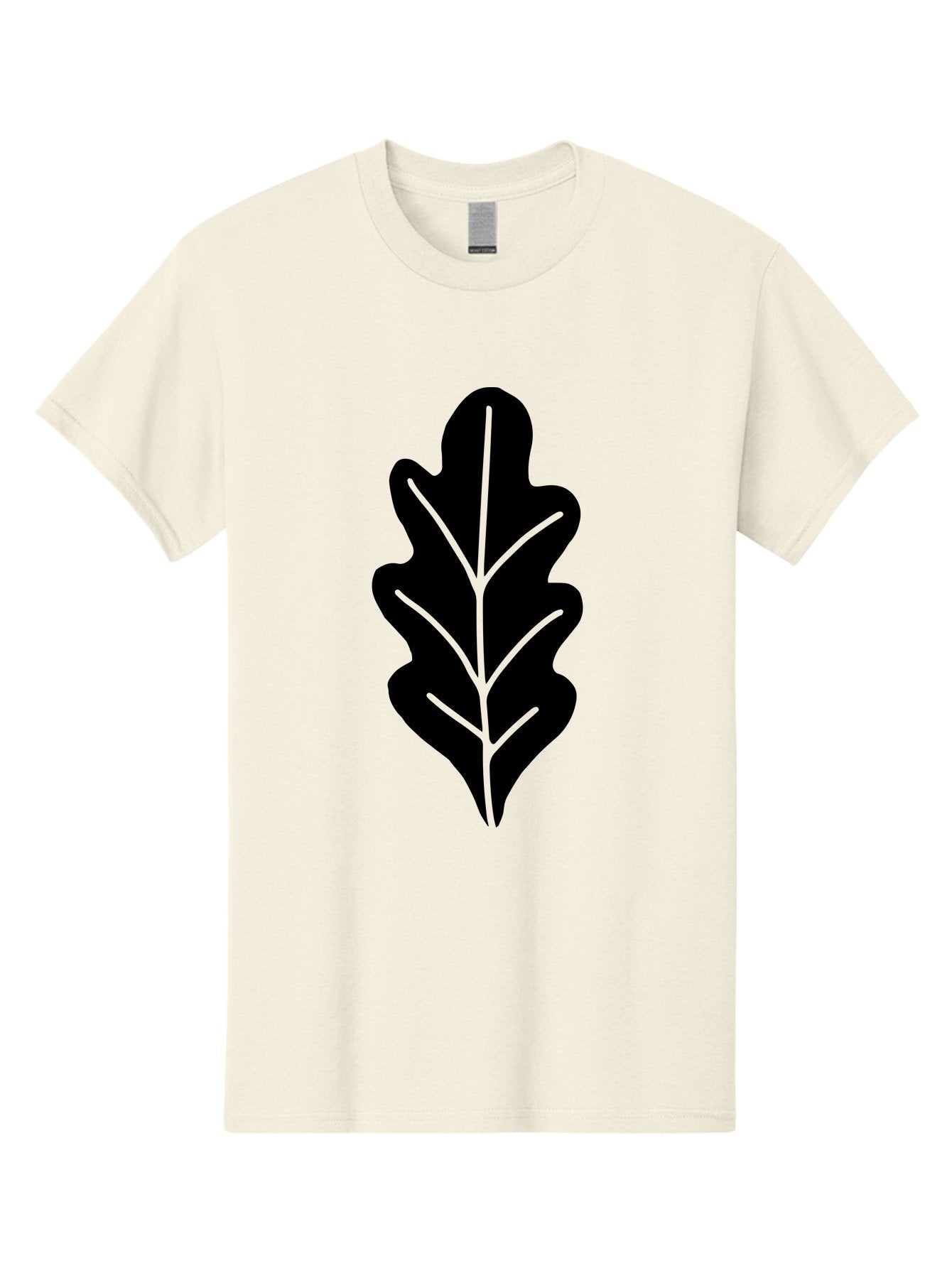 Leaf-Silhouette Men'S Graphic Tee, 100% Cotton, Comfortable Casual Summer Wear, Machine Washable, Leaf Silhouette, Foliage Icon, Simple Leaf Design, Nature-Inspired Graphic, Black Leaf Shape, Neon Green Veins, Minimalist Illustration, -  Aaa601 14