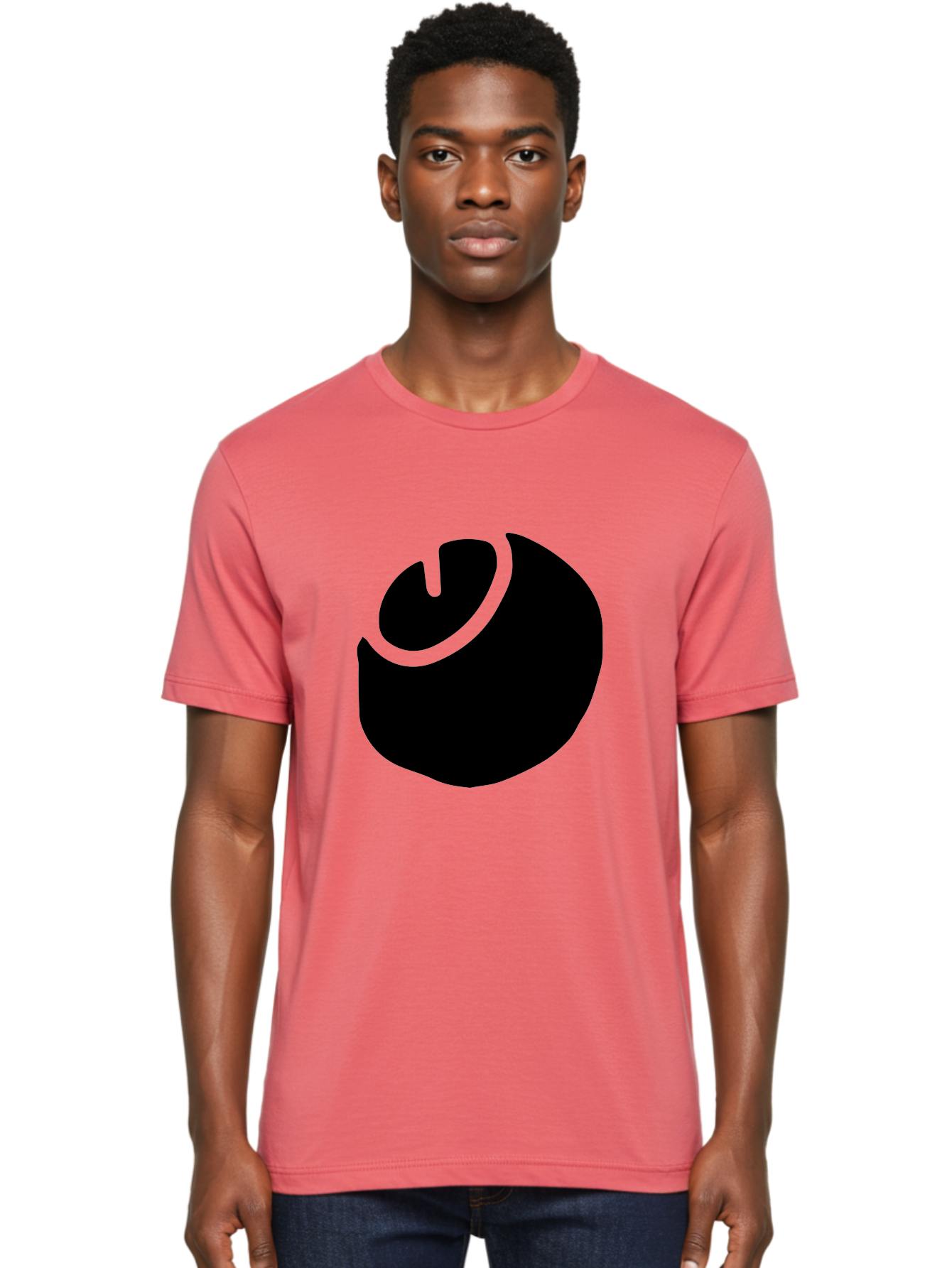 Steam-Logo Men'S Graphic Tee, 100% Cotton, Comfortable Casual Summer Wear, Machine Washable, Abstract Black Shape, Neon Green Outline, Modern Design, Futuristic Art, Bold Graphics, Minimalist Style, Creative Visuals -  Aaa611 10