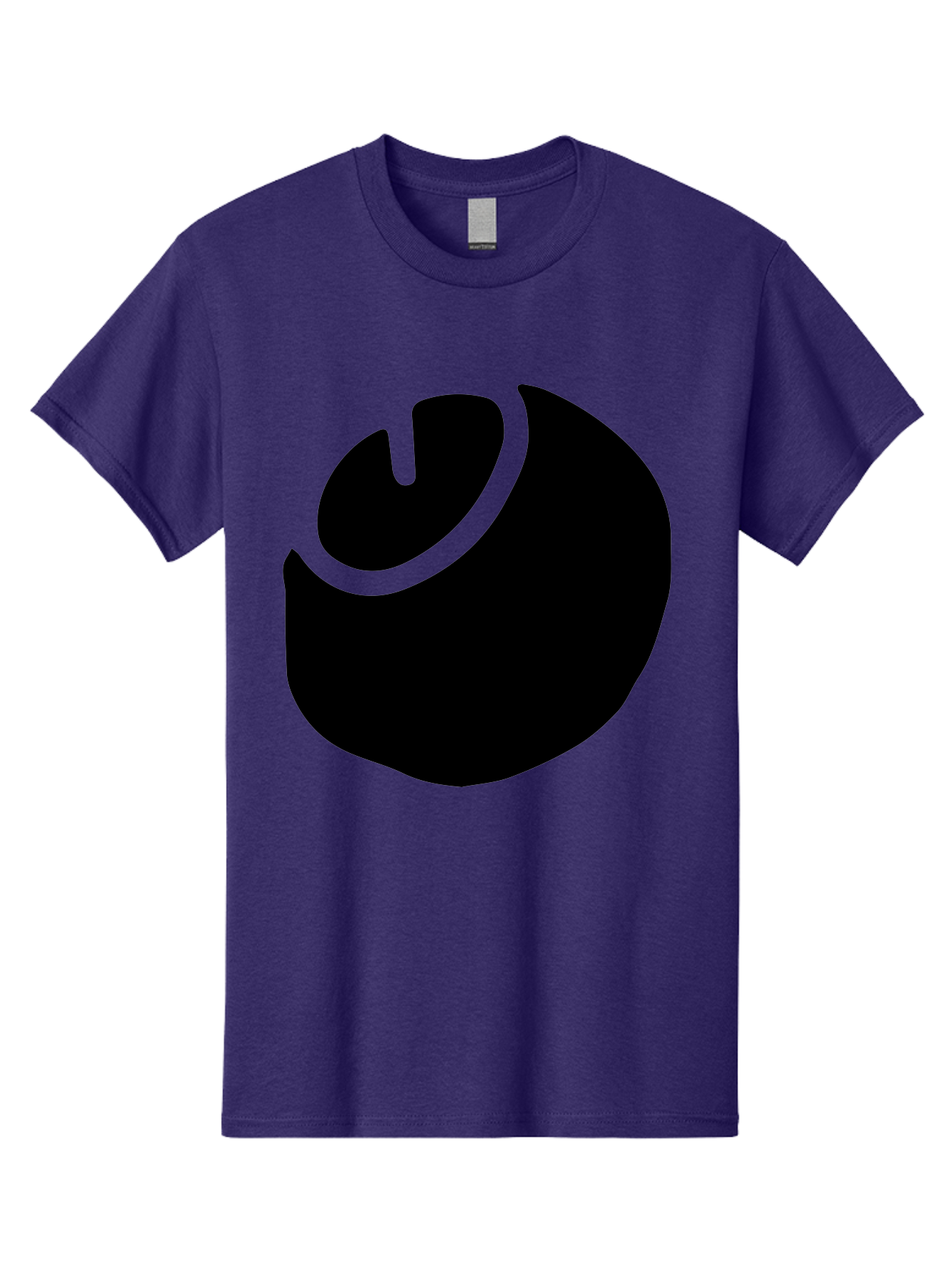 Steam-Logo Men'S Graphic Tee, 100% Cotton, Comfortable Casual Summer Wear, Machine Washable, Abstract Black Shape, Neon Green Outline, Modern Design, Futuristic Art, Bold Graphics, Minimalist Style, Creative Visuals -  Aaa611