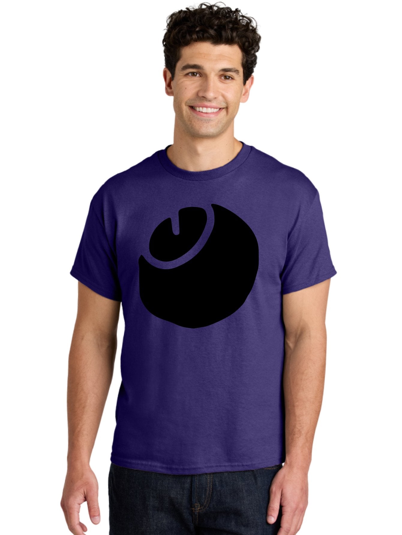 Steam-Logo Men'S Graphic Tee, 100% Cotton, Comfortable Casual Summer Wear, Machine Washable, Abstract Black Shape, Neon Green Outline, Modern Design, Futuristic Art, Bold Graphics, Minimalist Style, Creative Visuals -  Aaa611 24