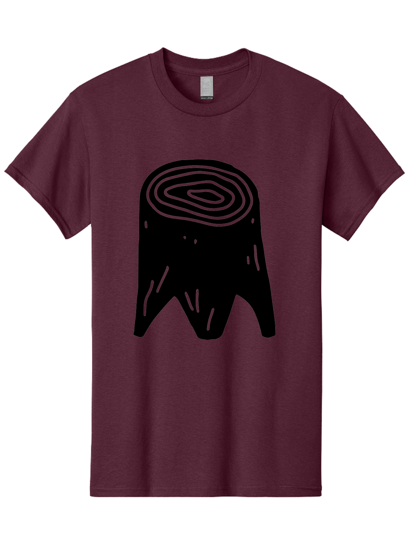 Tooth Men'S Graphic Tee, 100% Cotton, Comfortable Casual Summer Wear, Machine Washable, Black Tooth Silhouette, Dental Anatomy, Tooth Illustration, Abstract Tooth Design, Simple Graphics, Minimalist Art, Neon Green Outline, -  Aaa613 13
