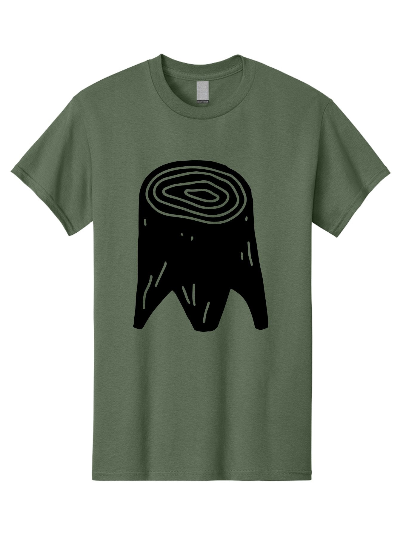 Tooth Men'S Graphic Tee, 100% Cotton, Comfortable Casual Summer Wear, Machine Washable, Black Tooth Silhouette, Dental Anatomy, Tooth Illustration, Abstract Tooth Design, Simple Graphics, Minimalist Art, Neon Green Outline, -  Aaa613 7