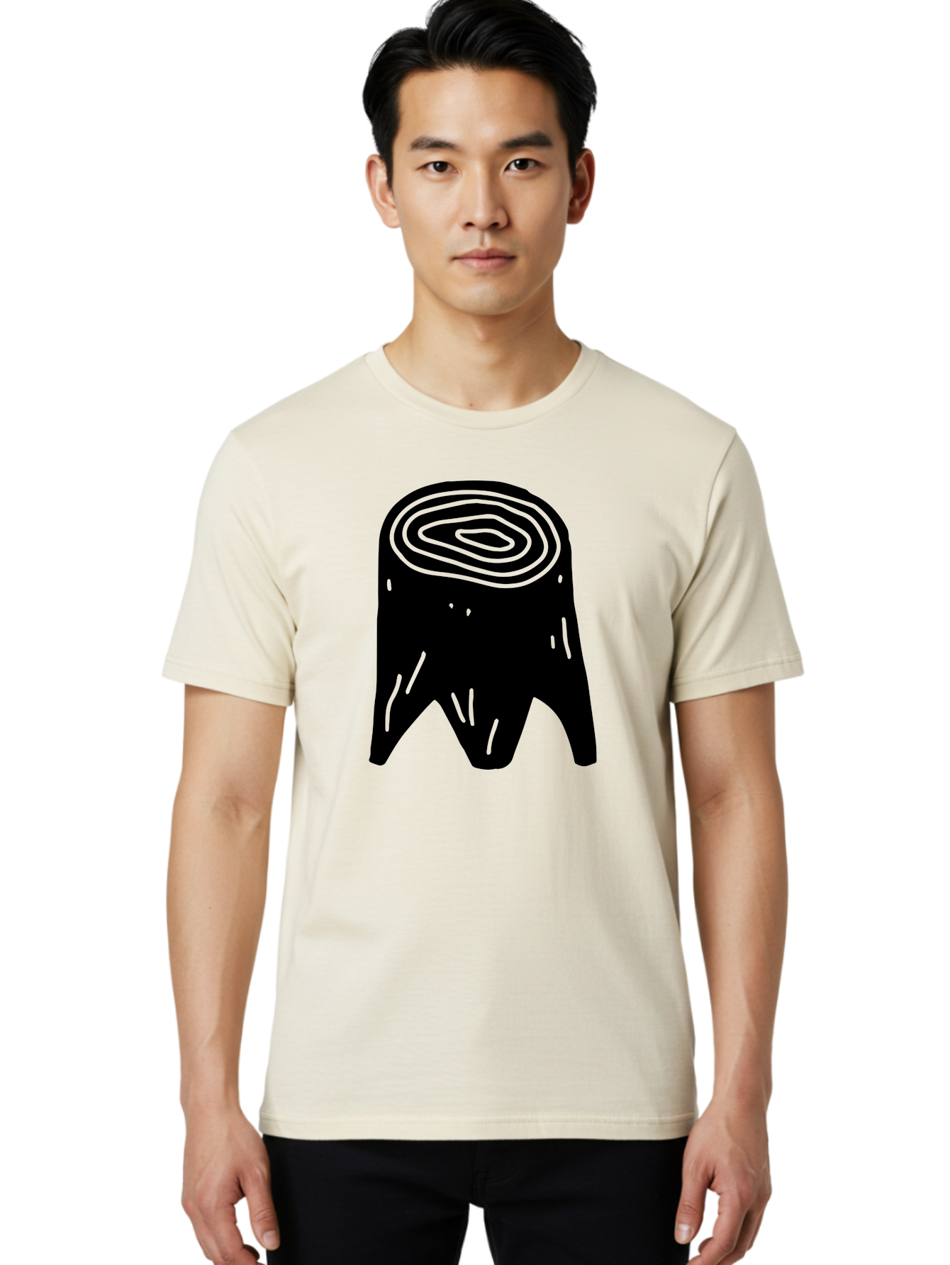 Tooth Men'S Graphic Tee, 100% Cotton, Comfortable Casual Summer Wear, Machine Washable, Black Tooth Silhouette, Dental Anatomy, Tooth Illustration, Abstract Tooth Design, Simple Graphics, Minimalist Art, Neon Green Outline, -  Aaa613 18