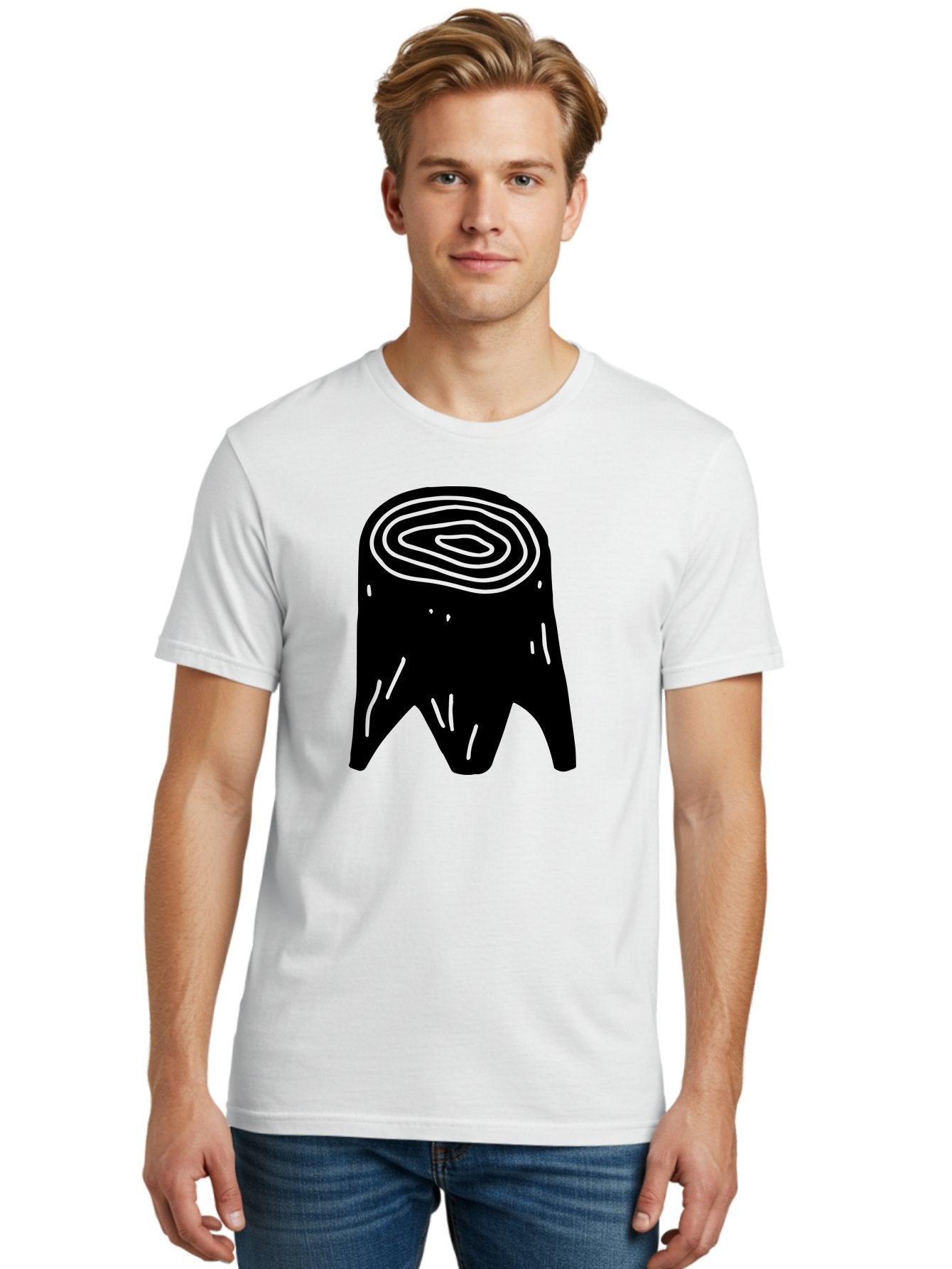 Tooth Men'S Graphic Tee, 100% Cotton, Comfortable Casual Summer Wear, Machine Washable, Black Tooth Silhouette, Dental Anatomy, Tooth Illustration, Abstract Tooth Design, Simple Graphics, Minimalist Art, Neon Green Outline, -  Aaa613 17