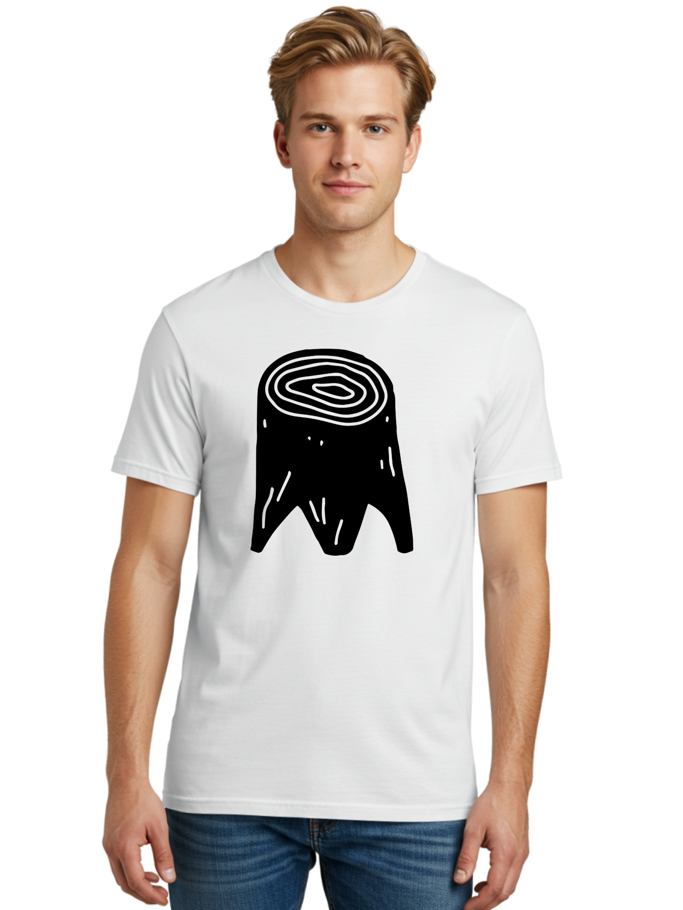 Tooth Men'S Graphic Tee, 100% Cotton, Comfortable Casual Summer Wear, Machine Washable, Black Tooth Silhouette, Dental Anatomy, Tooth Illustration, Abstract Tooth Design, Simple Graphics, Minimalist Art, Neon Green Outline, -  Aaa613 30