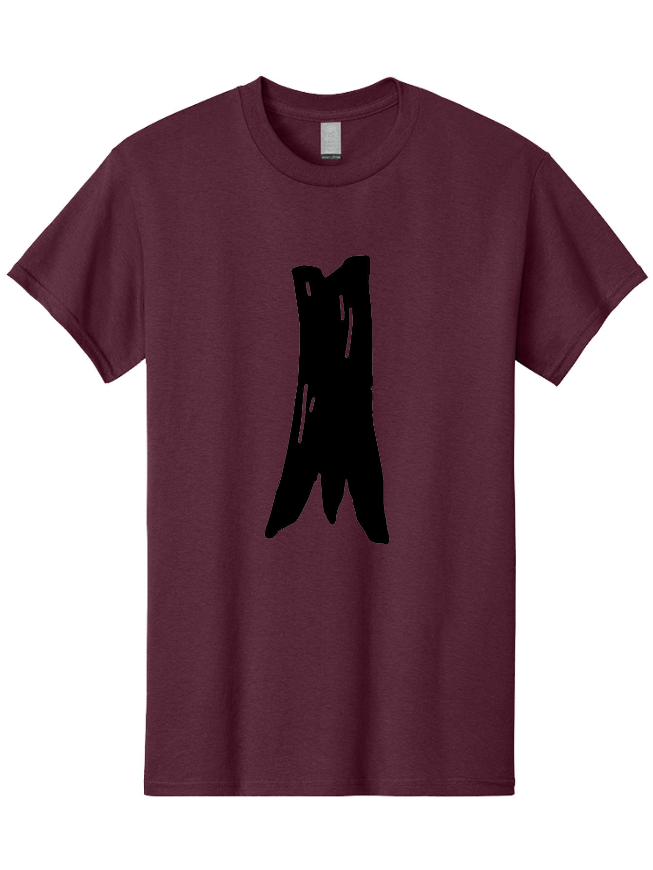 Tree-Stump Men'S Graphic Tee, 100% Cotton, Comfortable Casual Summer Wear, Machine Washable, Tree Trunk, Minimalist Art, Simple Shapes, Black Silhouette, Abstract Representation, Natural Forms, Digital Illustration, Modern Design -  Aaa614 13