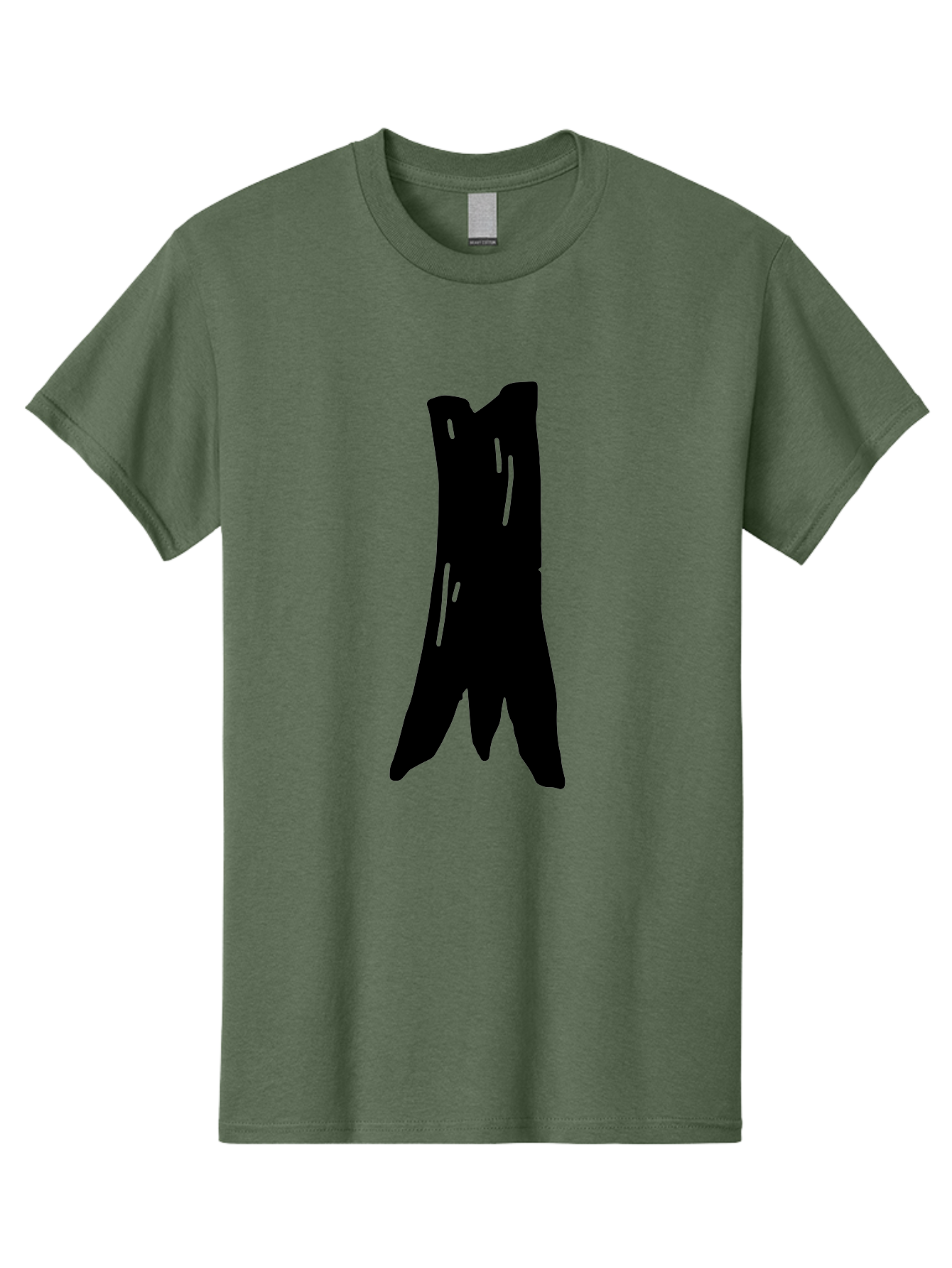 Tree-Stump Men'S Graphic Tee, 100% Cotton, Comfortable Casual Summer Wear, Machine Washable, Tree Trunk, Minimalist Art, Simple Shapes, Black Silhouette, Abstract Representation, Natural Forms, Digital Illustration, Modern Design -  Aaa614 15