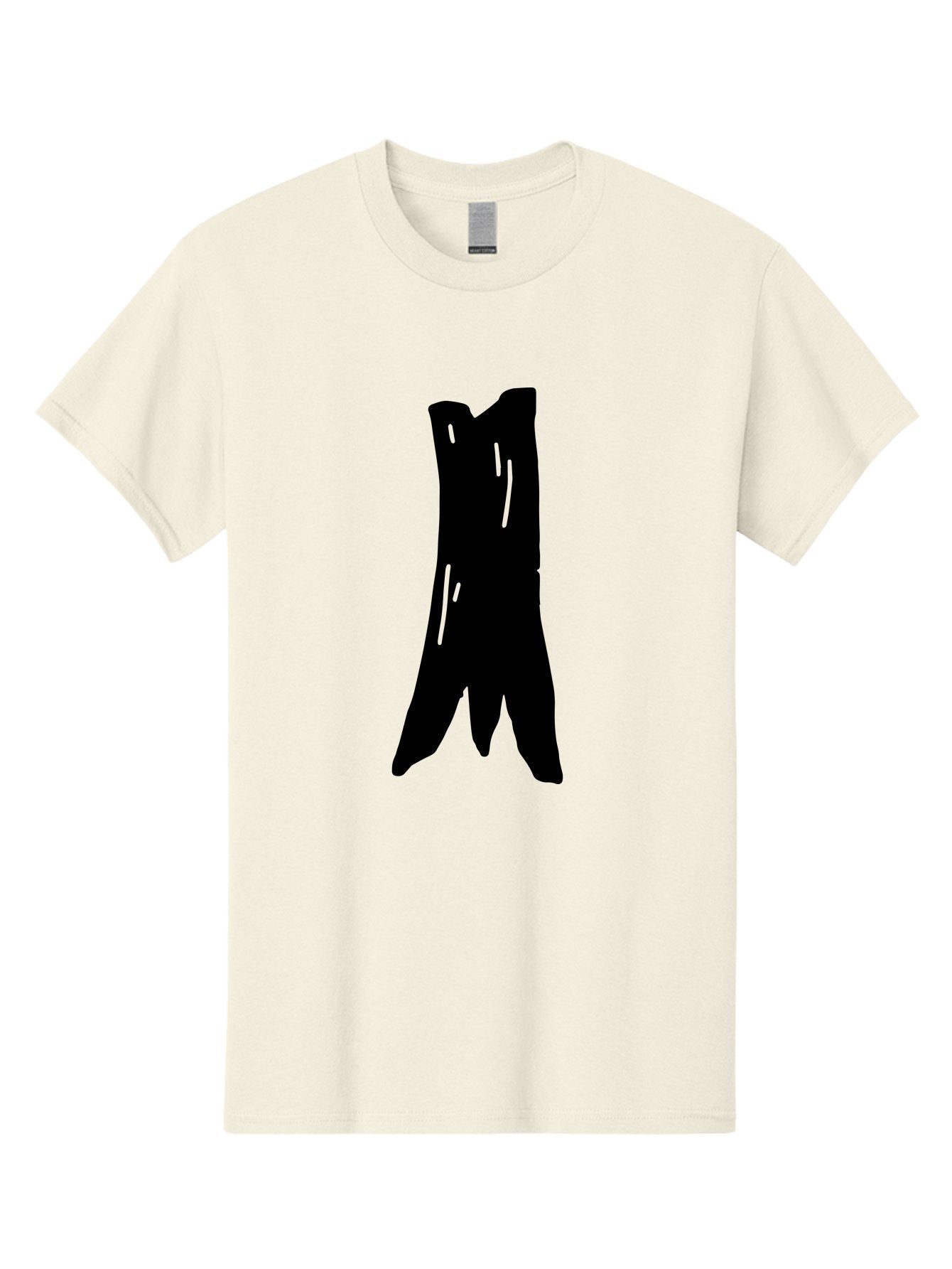 Tree-Stump Men'S Graphic Tee, 100% Cotton, Comfortable Casual Summer Wear, Machine Washable, Tree Trunk, Minimalist Art, Simple Shapes, Black Silhouette, Abstract Representation, Natural Forms, Digital Illustration, Modern Design -  Aaa614 11