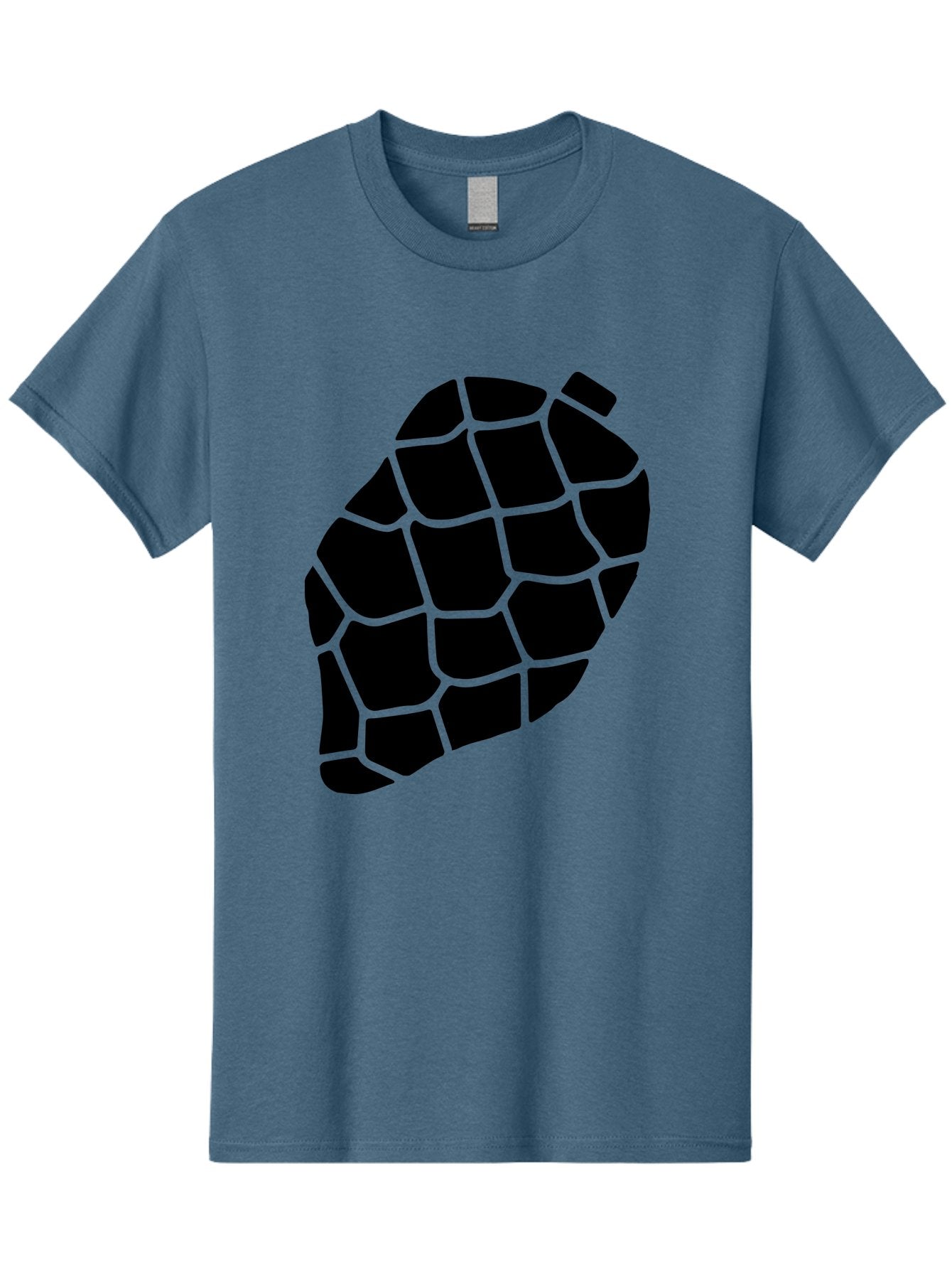 Turtle-Shell Men'S Graphic Tee, 100% Cotton, Comfortable Casual Summer Wear, Machine Washable, Turtle Shell, Black And Green, Reptile Scales, Natural Pattern, Wildlife, Animal Design, Abstract Shape -  Aaa616 9