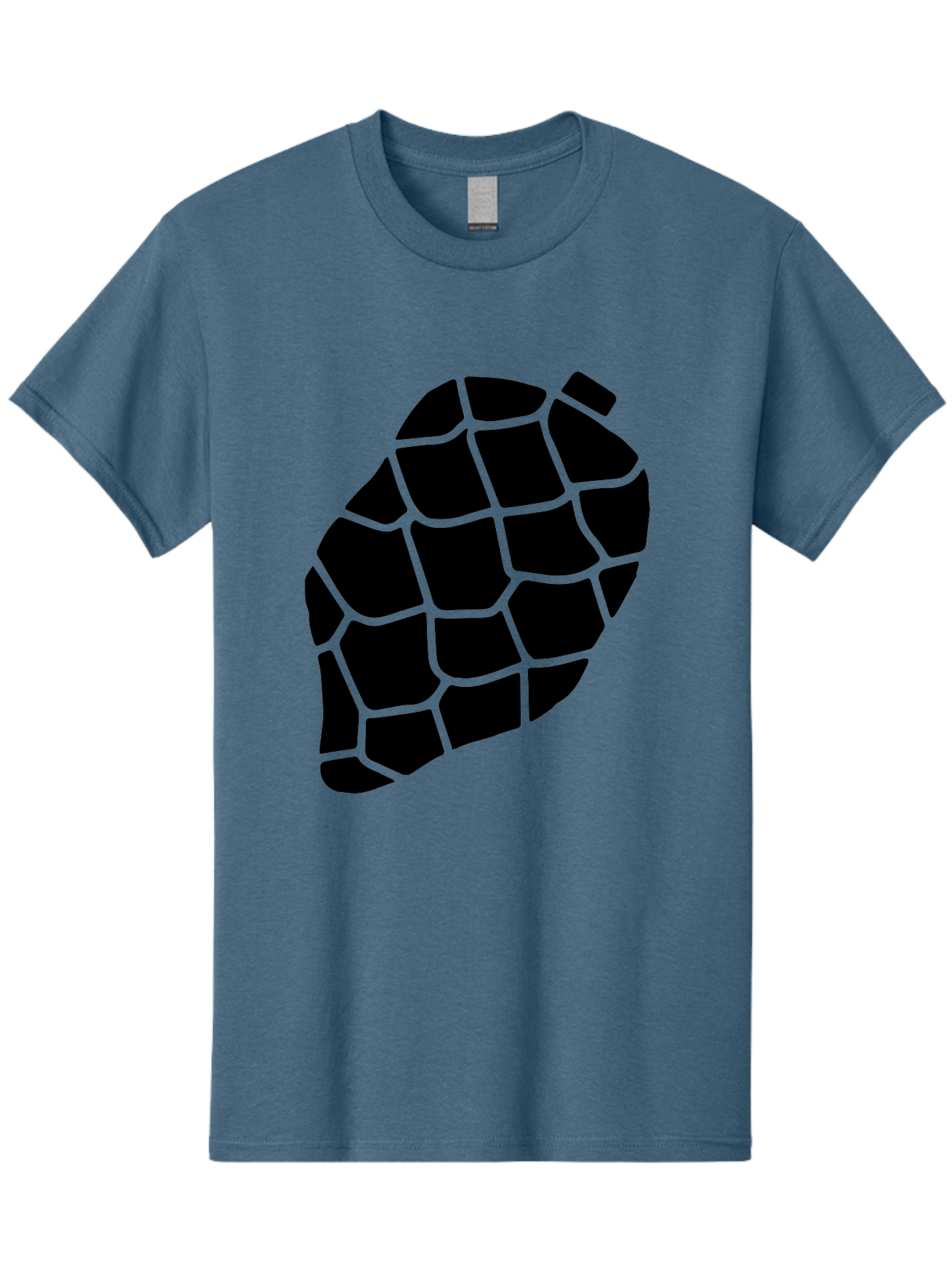 Turtle-Shell Men'S Graphic Tee, 100% Cotton, Comfortable Casual Summer Wear, Machine Washable, Turtle Shell, Black And Green, Reptile Scales, Natural Pattern, Wildlife, Animal Design, Abstract Shape -  Aaa616 11