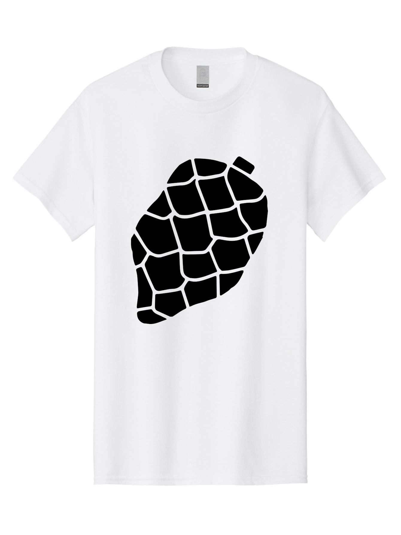 Turtle-Shell Men'S Graphic Tee, 100% Cotton, Comfortable Casual Summer Wear, Machine Washable, Turtle Shell, Black And Green, Reptile Scales, Natural Pattern, Wildlife, Animal Design, Abstract Shape -  Aaa616 29