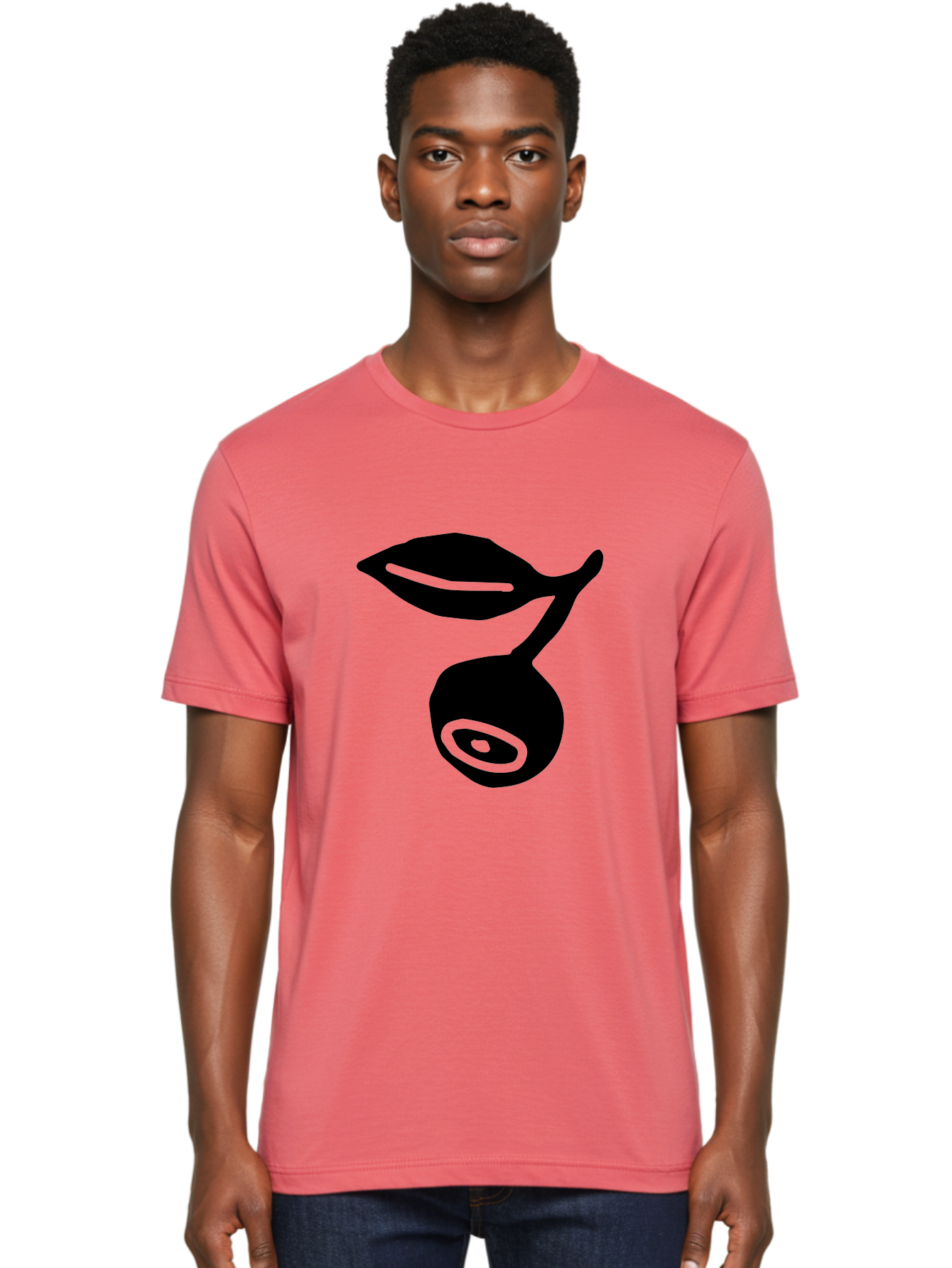 Whale Men'S Graphic Tee, 100% Cotton, Comfortable Casual Summer Wear, Machine Washable, Stylized Whale Silhouette, Abstract Art, Minimalist Design, Black And Green Color Scheme, Ocean Creature, Sea Animal, Modern Illustration, Simple Shapes -  Aaa617