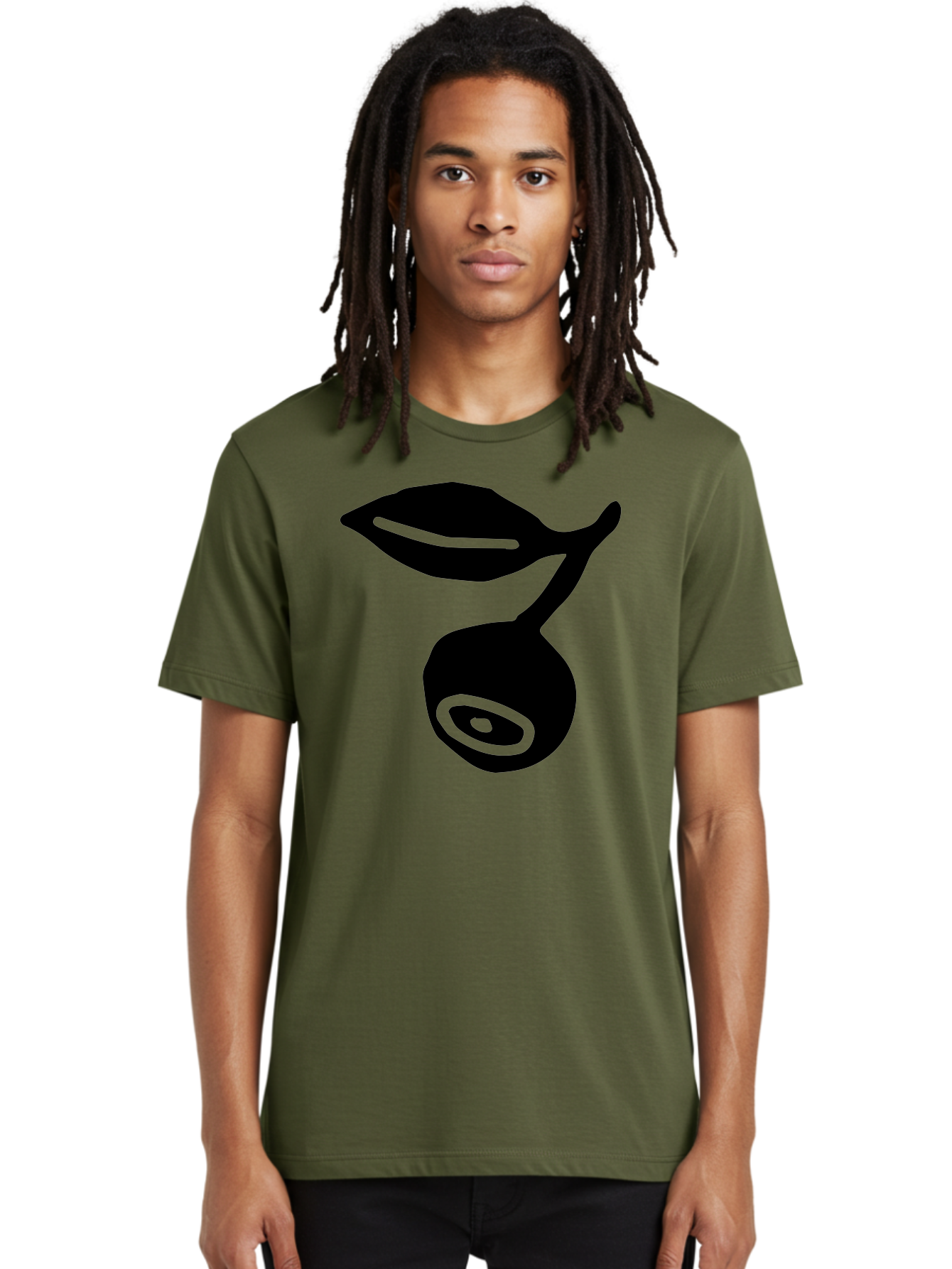 Whale Men'S Graphic Tee, 100% Cotton, Comfortable Casual Summer Wear, Machine Washable, Stylized Whale Silhouette, Abstract Art, Minimalist Design, Black And Green Color Scheme, Ocean Creature, Sea Animal, Modern Illustration, Simple Shapes -  Aaa617 16