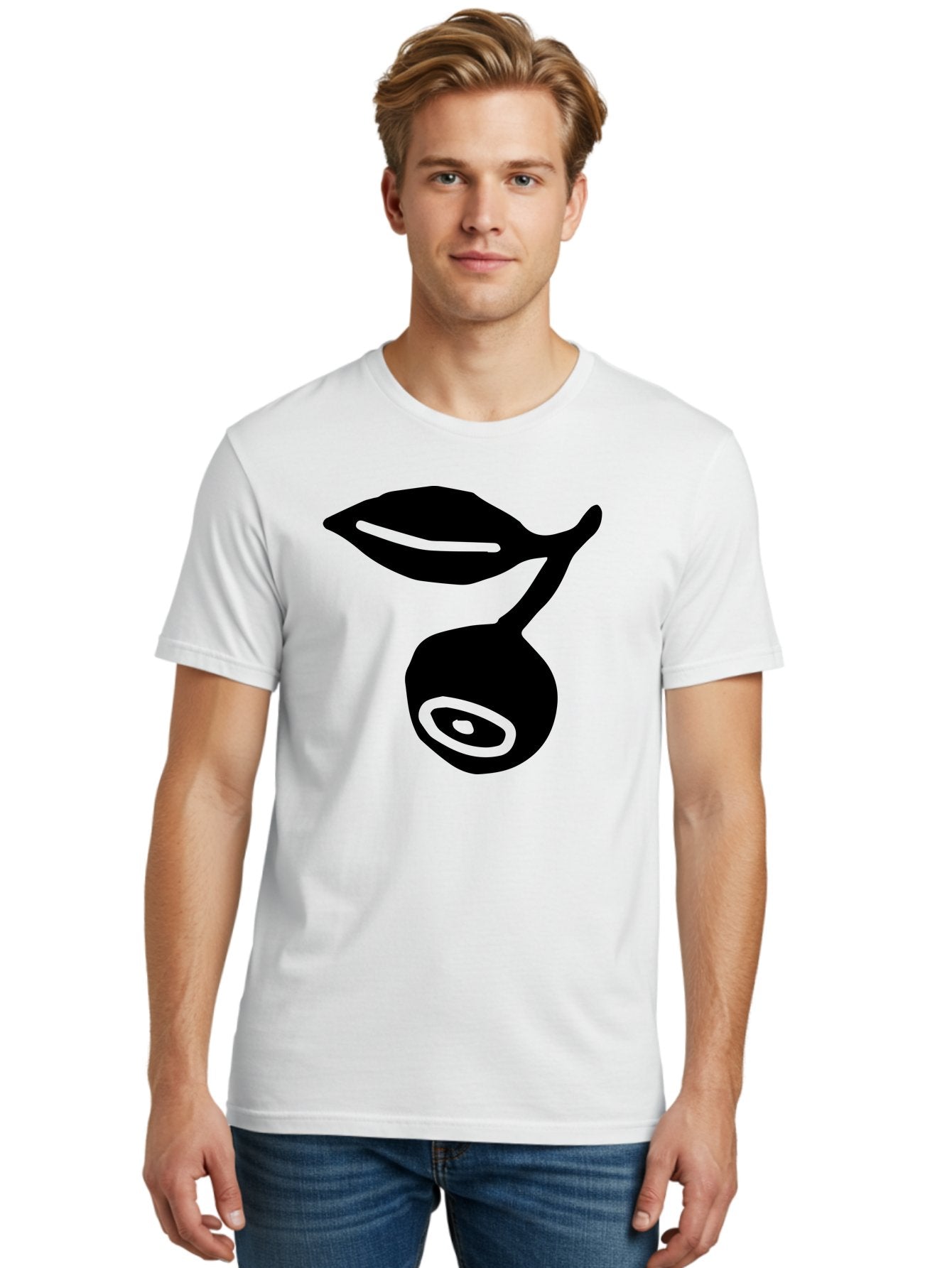 Whale Men'S Graphic Tee, 100% Cotton, Comfortable Casual Summer Wear, Machine Washable, Stylized Whale Silhouette, Abstract Art, Minimalist Design, Black And Green Color Scheme, Ocean Creature, Sea Animal, Modern Illustration, Simple Shapes -  Aaa617 18