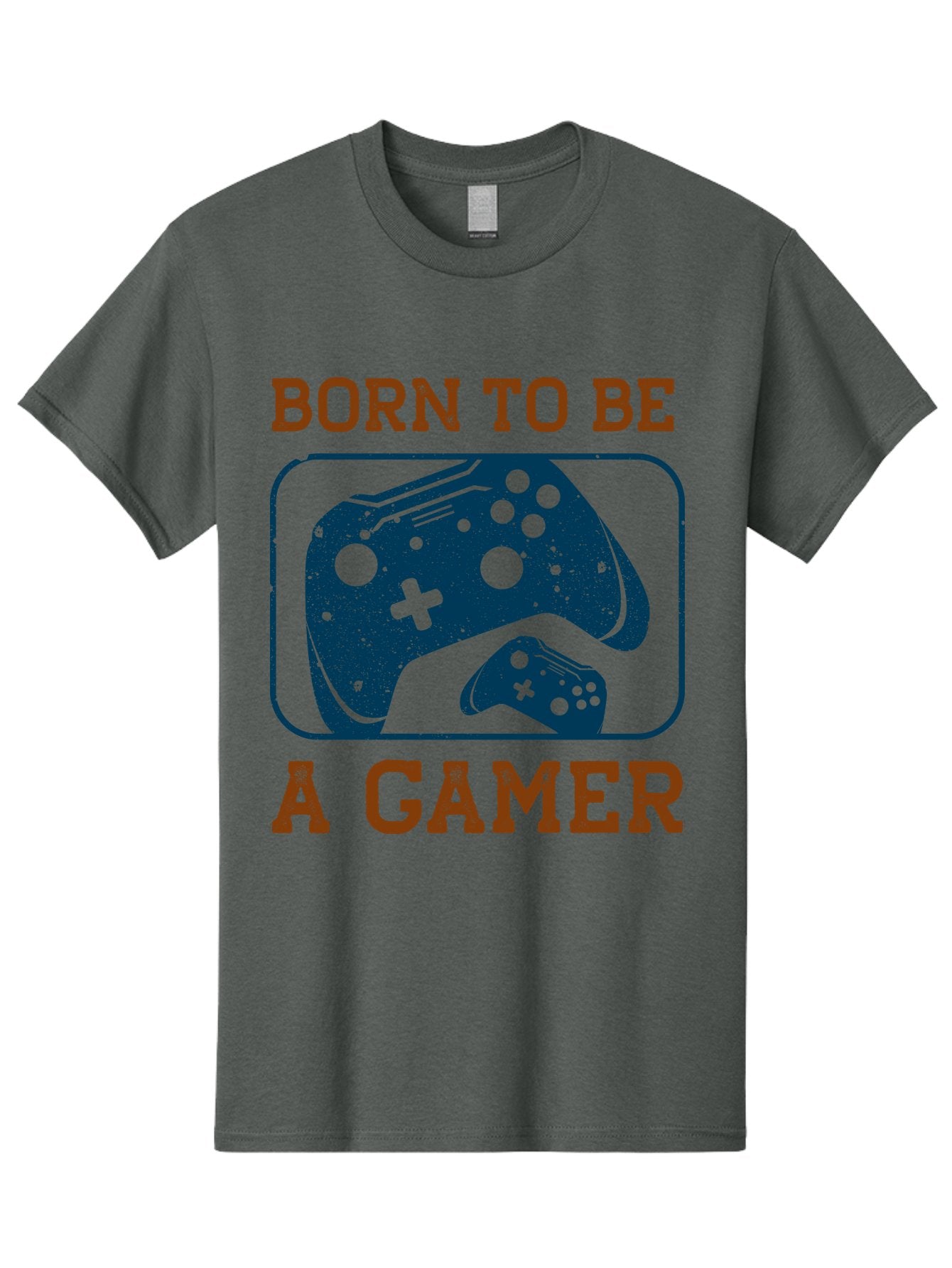 Born-To-Be-A-Gamer Men'S Graphic Tee, 100% Cotton, Comfortable Casual Summer Wear, Machine Washable, Gaming Controller, Born To Be A Gamer, Video Game Accessories, Gamer Lifestyle, Gaming Culture, Gaming Passion, Game Console -  Aaa621 11