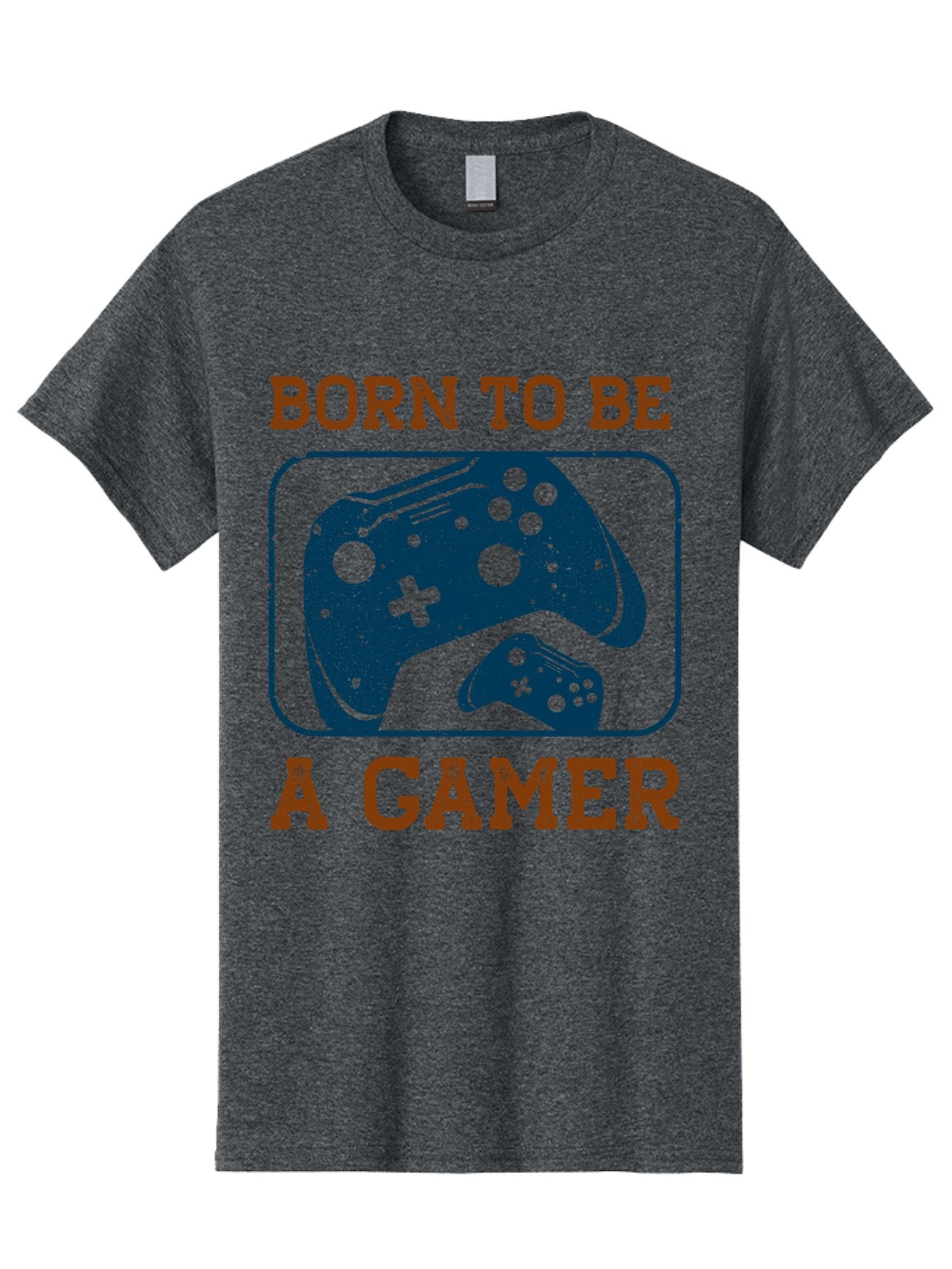 Born-To-Be-A-Gamer Men'S Graphic Tee, 100% Cotton, Comfortable Casual Summer Wear, Machine Washable, Gaming Controller, Born To Be A Gamer, Video Game Accessories, Gamer Lifestyle, Gaming Culture, Gaming Passion, Game Console -  Aaa621 4