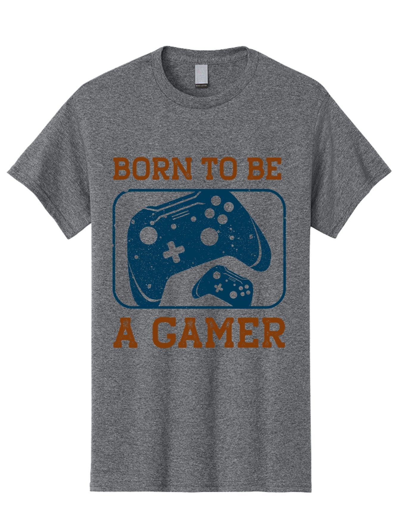 Born-To-Be-A-Gamer Men'S Graphic Tee, 100% Cotton, Comfortable Casual Summer Wear, Machine Washable, Gaming Controller, Born To Be A Gamer, Video Game Accessories, Gamer Lifestyle, Gaming Culture, Gaming Passion, Game Console -  Aaa621 13