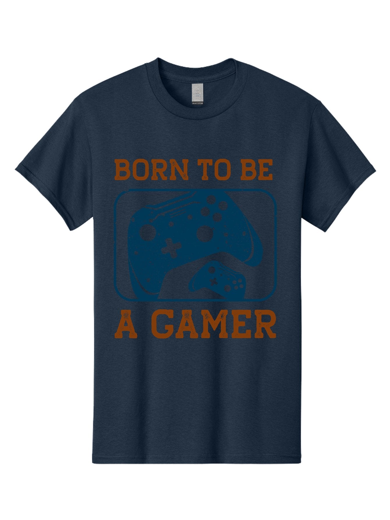 Born-To-Be-A-Gamer Men'S Graphic Tee, 100% Cotton, Comfortable Casual Summer Wear, Machine Washable, Gaming Controller, Born To Be A Gamer, Video Game Accessories, Gamer Lifestyle, Gaming Culture, Gaming Passion, Game Console -  Aaa621 12