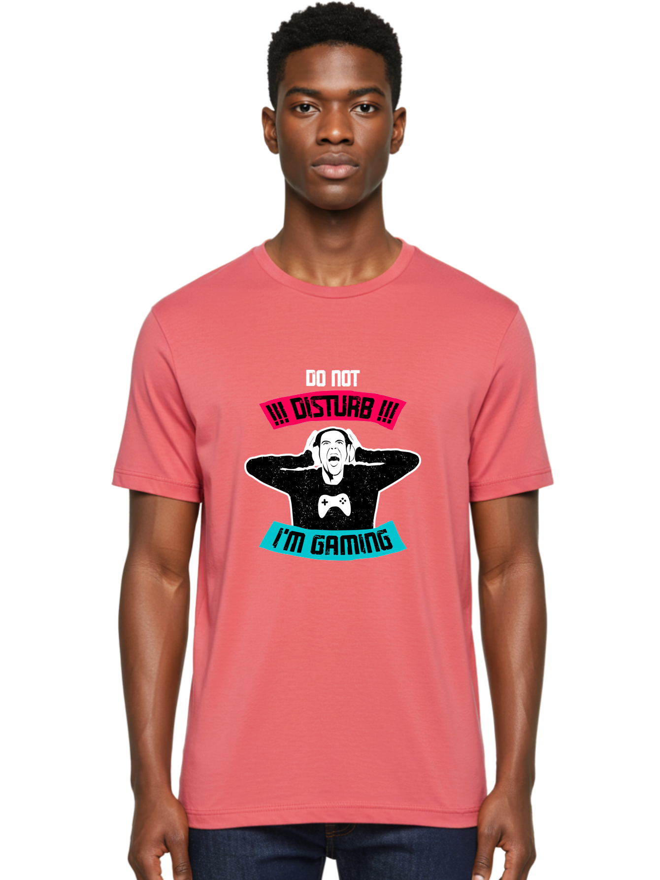 Do-Not-Disturb-I-M-Gaming Men'S Graphic Tee, 100% Cotton, Comfortable Casual Summer Wear, Machine Washable, Gaming Warning, Do Not Disturb, Gamer Warning, Gaming Sign, Gamer Alert, Game On, Serious Gamer, Warning Sign, Gamer Life -  Aaa623 6