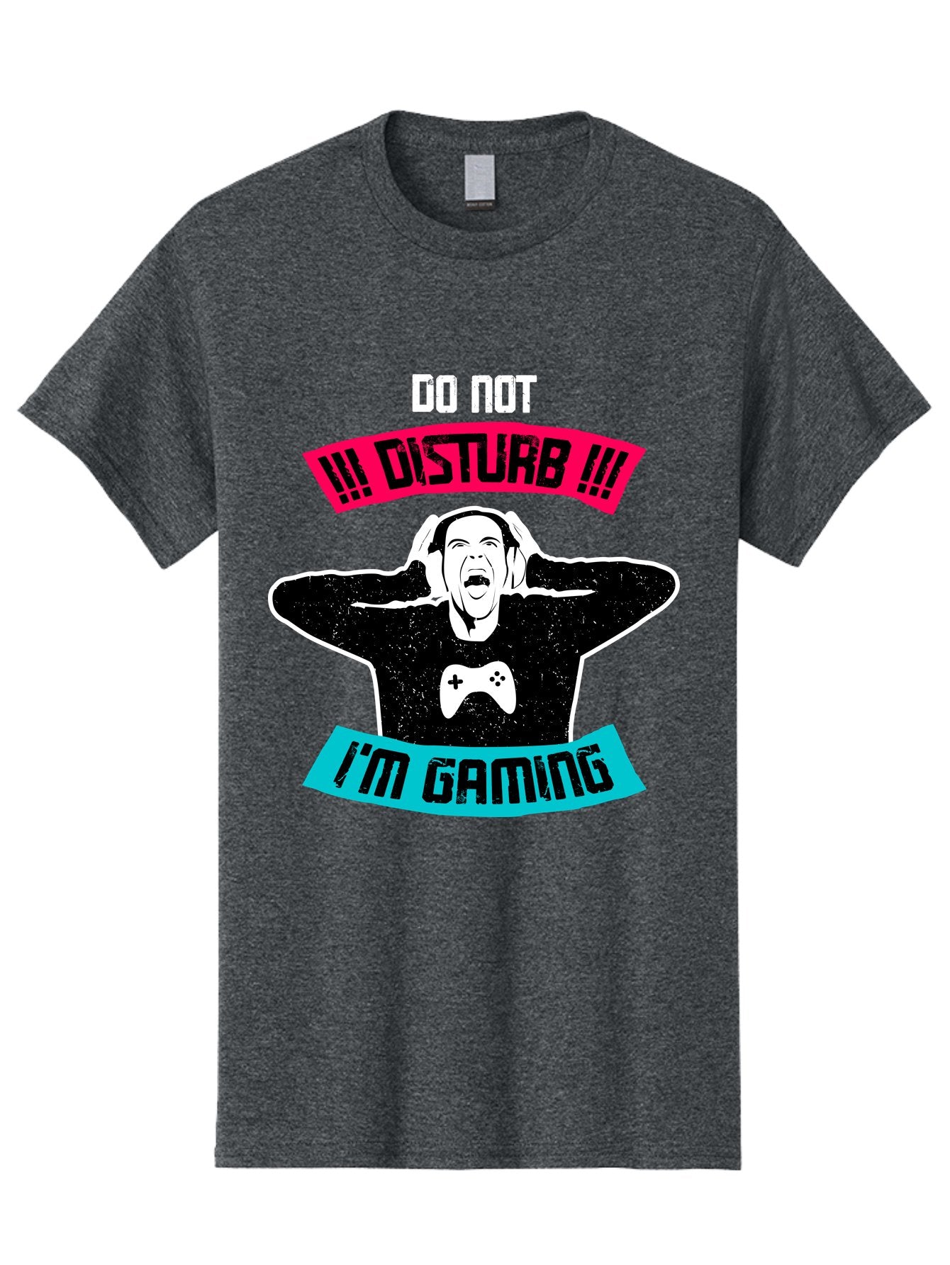Do-Not-Disturb-I-M-Gaming Men'S Graphic Tee, 100% Cotton, Comfortable Casual Summer Wear, Machine Washable, Gaming Warning, Do Not Disturb, Gamer Warning, Gaming Sign, Gamer Alert, Game On, Serious Gamer, Warning Sign, Gamer Life -  Aaa623 11