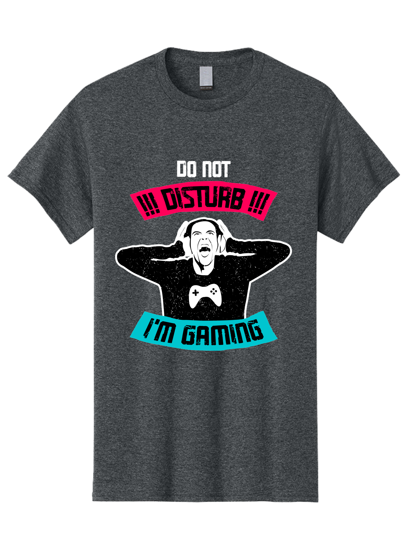 Do-Not-Disturb-I-M-Gaming Men'S Graphic Tee, 100% Cotton, Comfortable Casual Summer Wear, Machine Washable, Gaming Warning, Do Not Disturb, Gamer Warning, Gaming Sign, Gamer Alert, Game On, Serious Gamer, Warning Sign, Gamer Life -  Aaa623 7