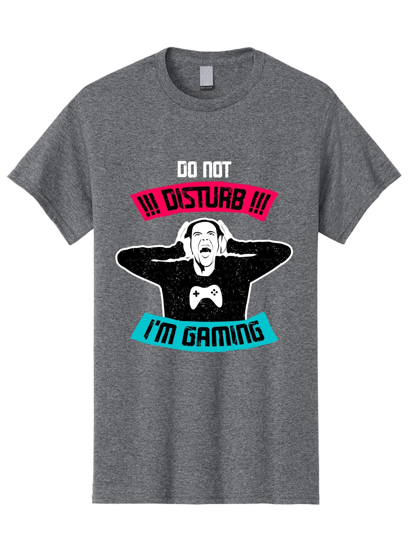 Do-Not-Disturb-I-M-Gaming Men'S Graphic Tee, 100% Cotton, Comfortable Casual Summer Wear, Machine Washable, Gaming Warning, Do Not Disturb, Gamer Warning, Gaming Sign, Gamer Alert, Game On, Serious Gamer, Warning Sign, Gamer Life -  Aaa623 9